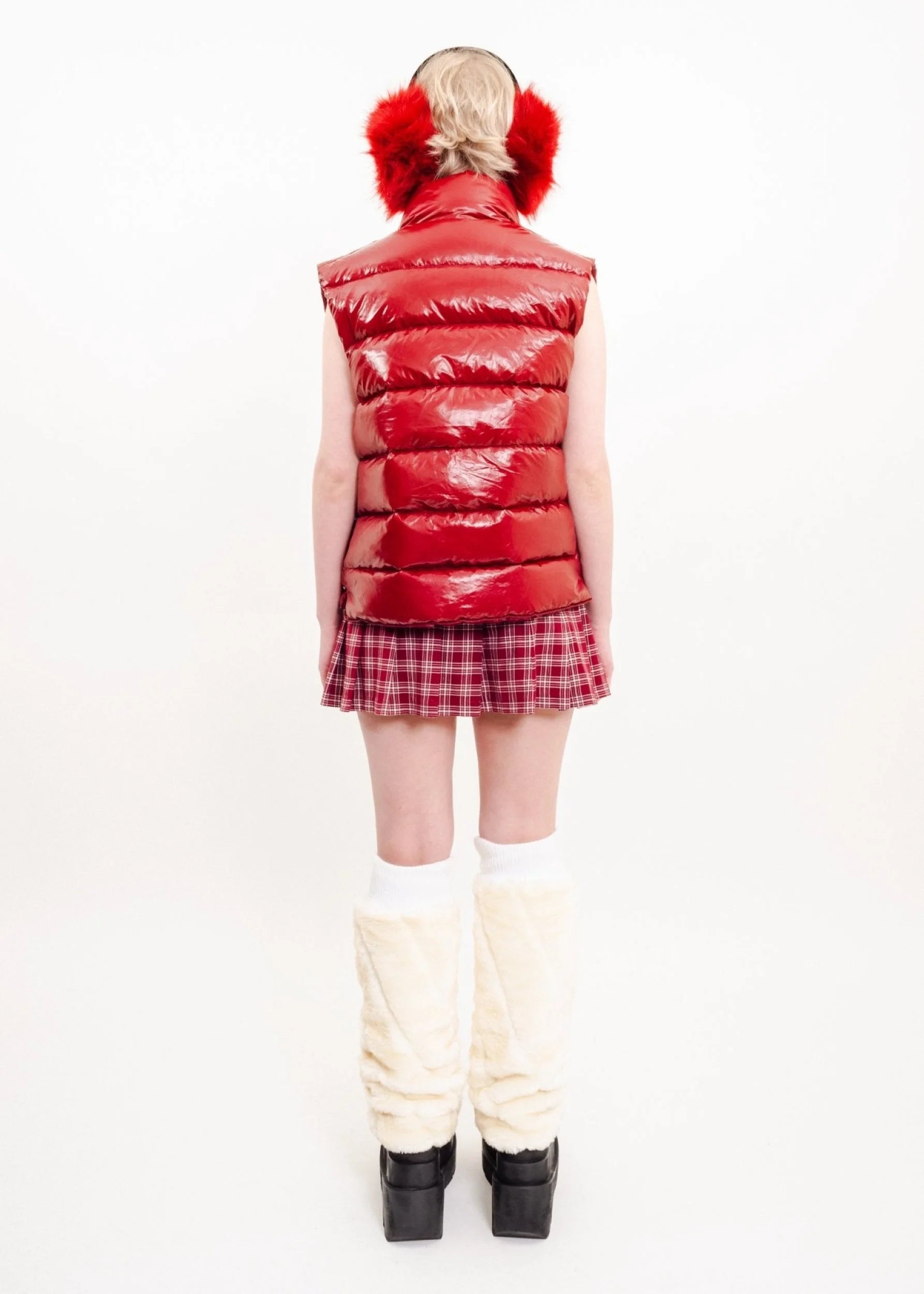 Bizarre Bazaar Plaid tennis skirt