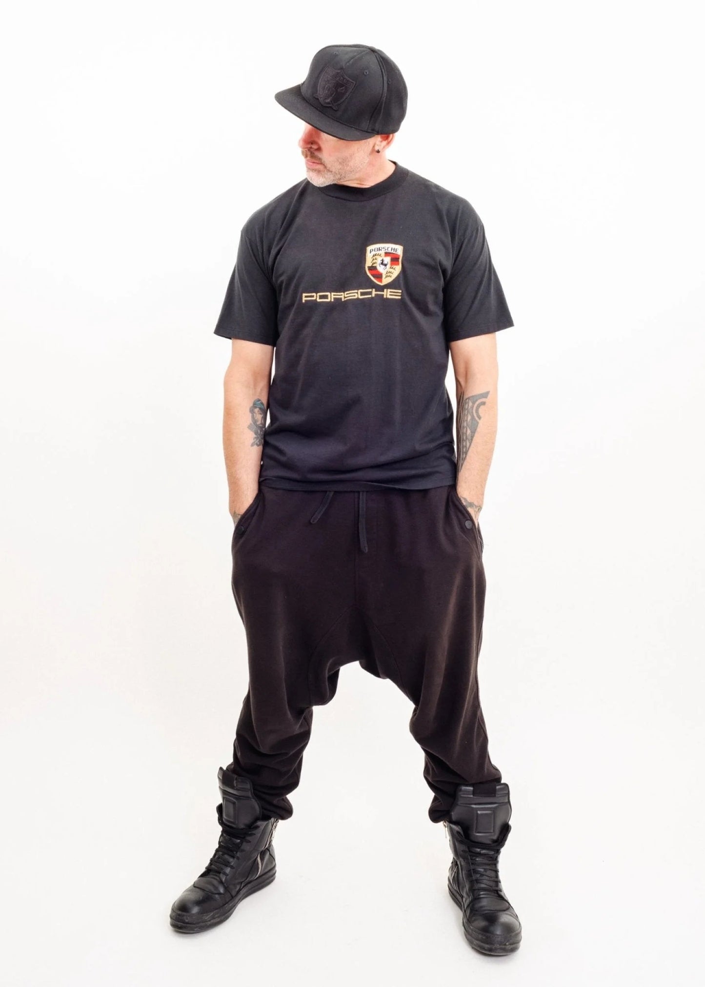 Jerzees Porsche embroidered t-shirt