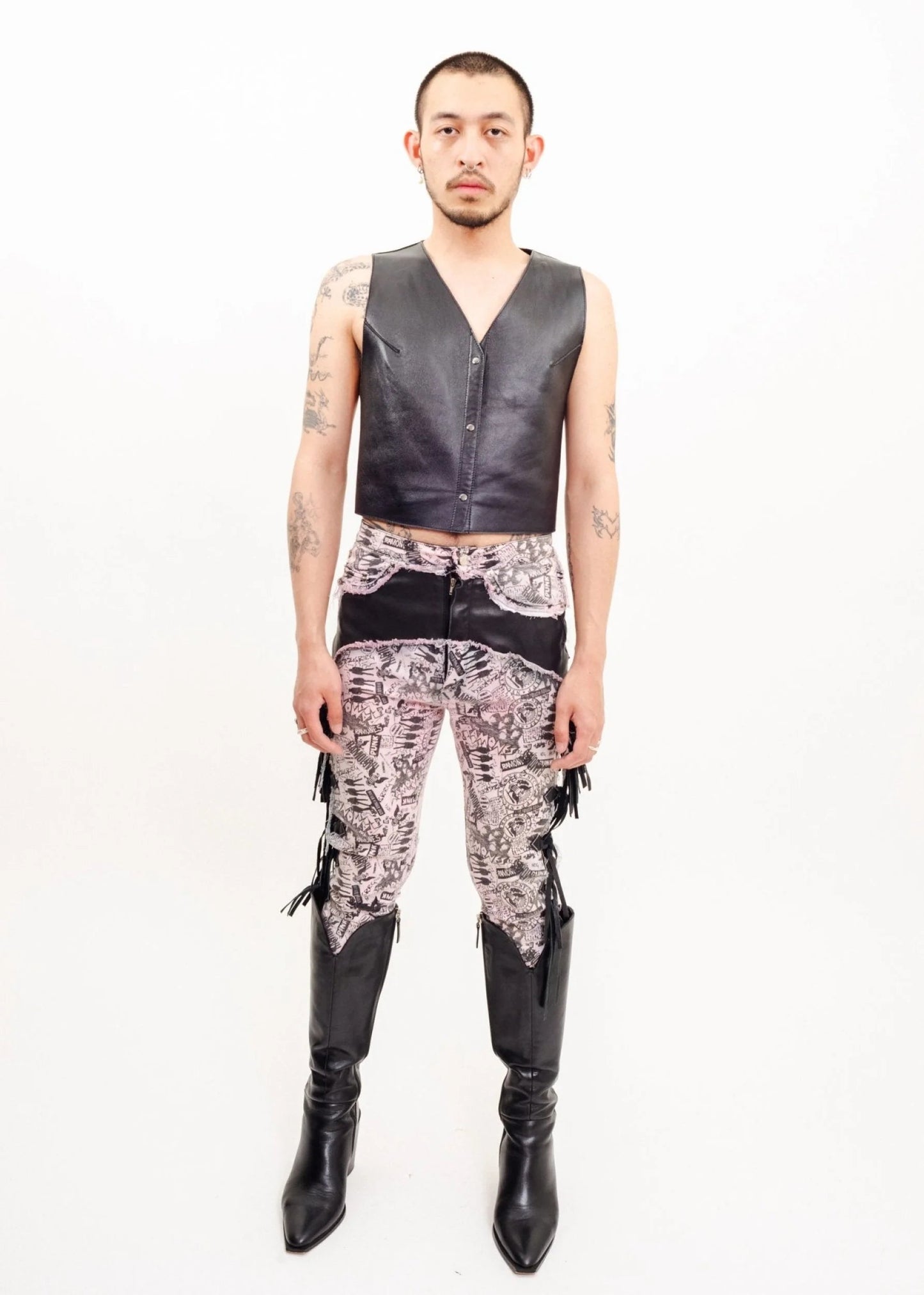 Xoë Hall Reconstructed punk cowgirl pants