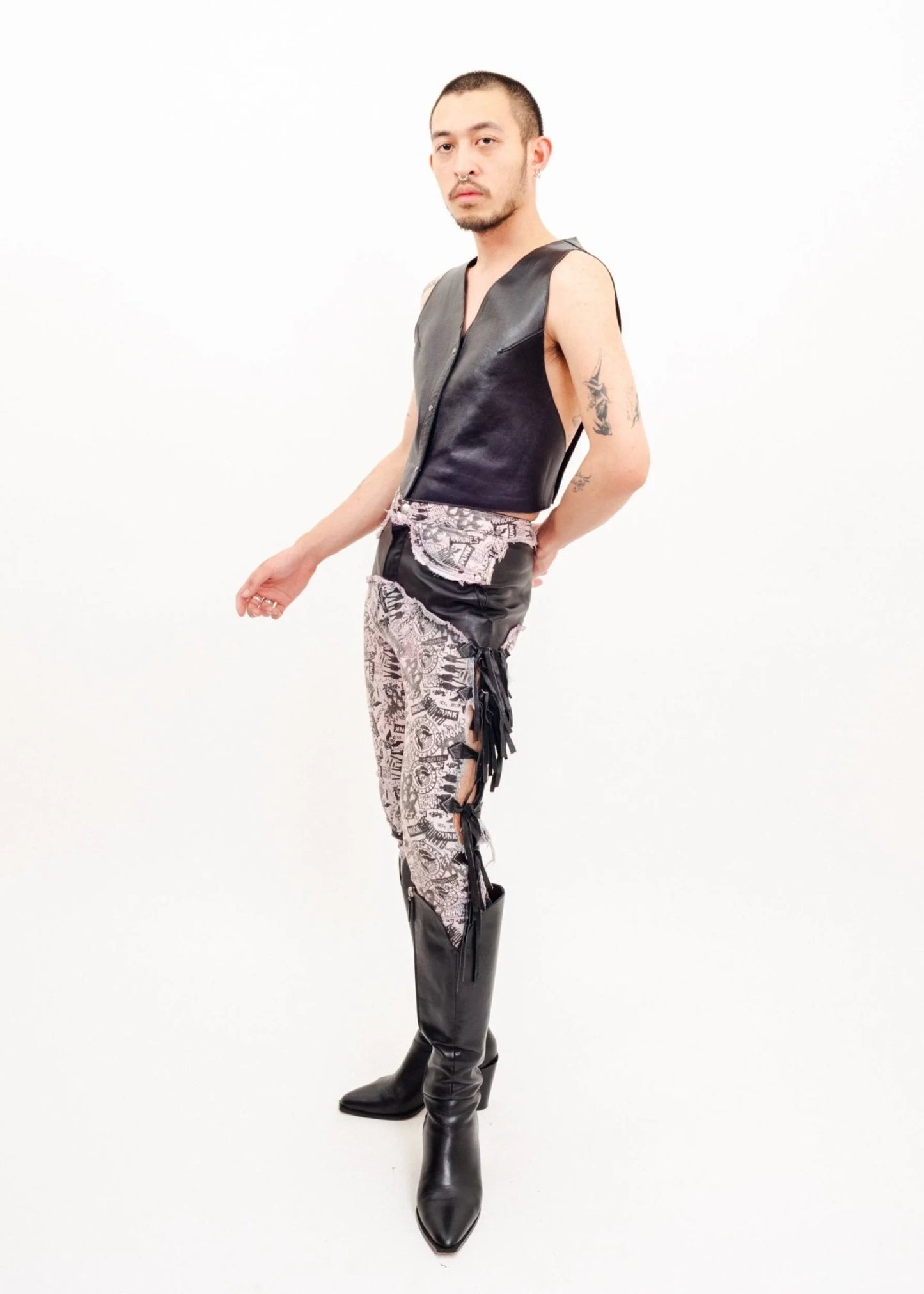 Xoë Hall Reconstructed punk cowgirl pants