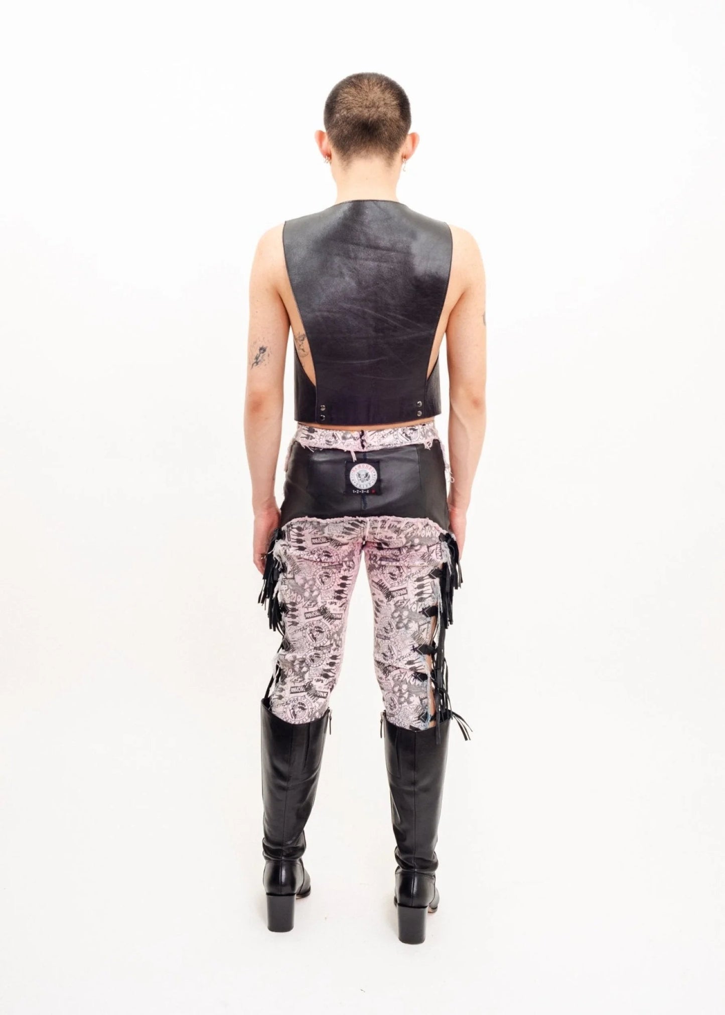 Xoë Hall Reconstructed punk cowgirl pants