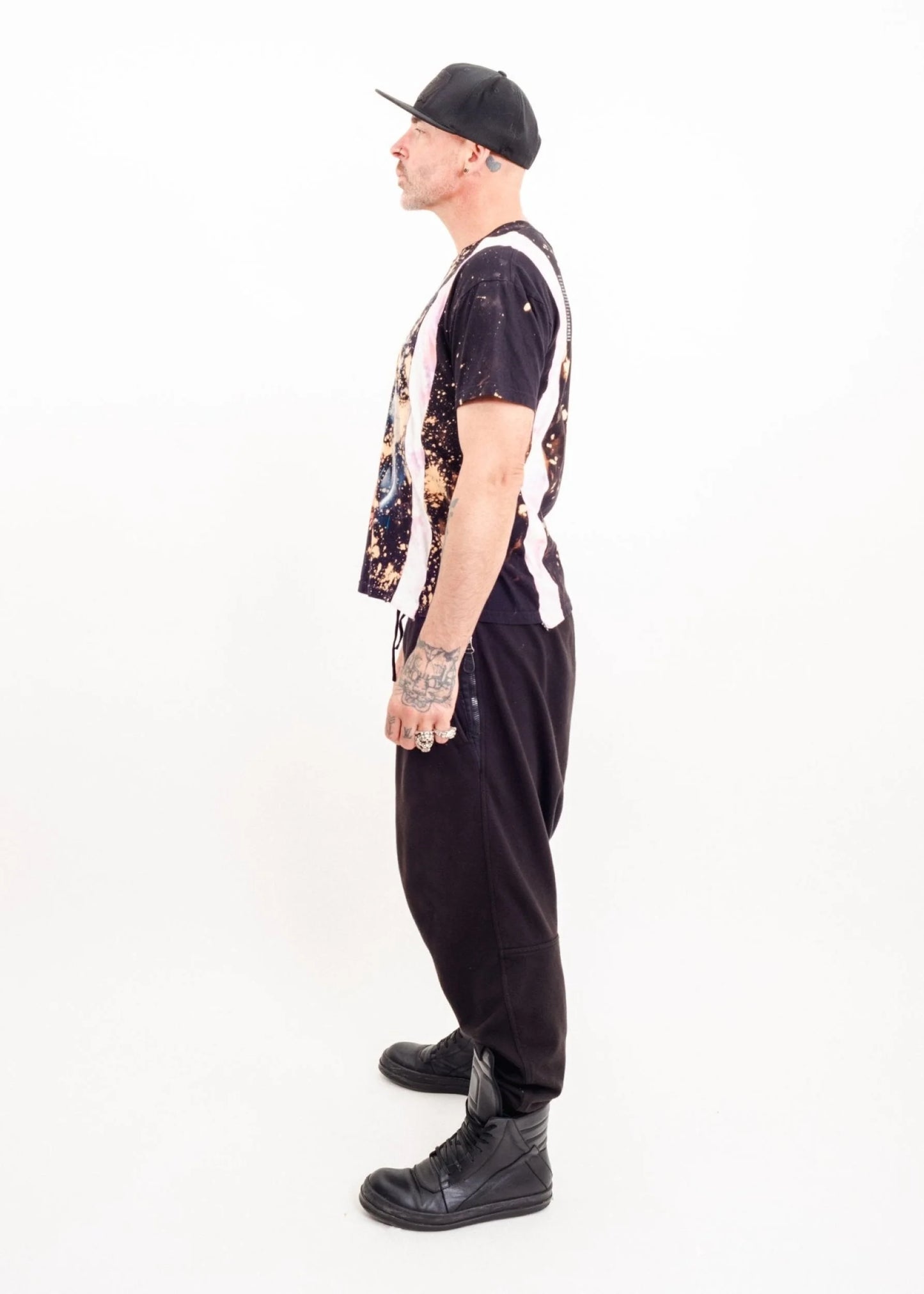 Côte Mer Remake patchwork Kiss t-shirt
