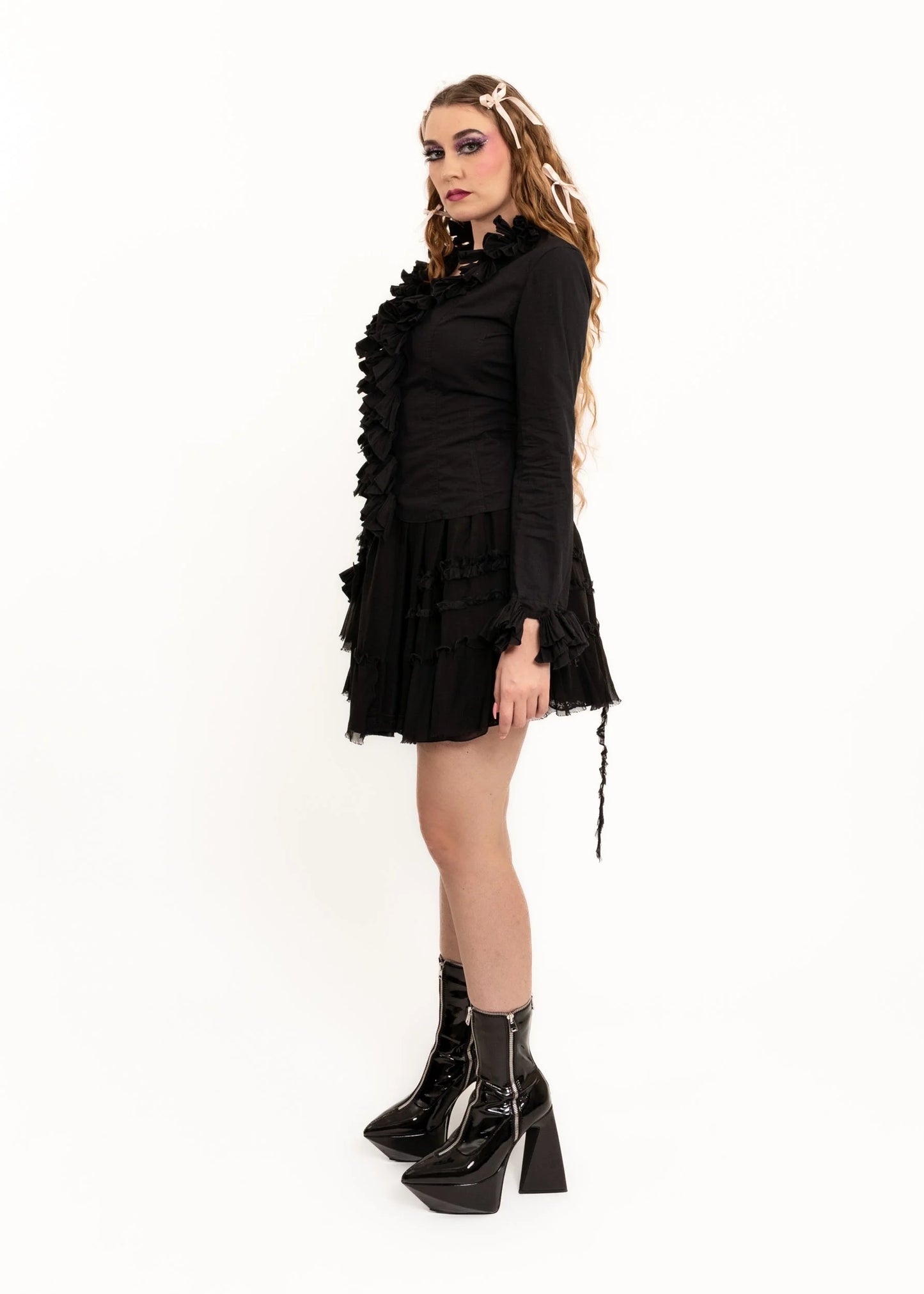 Anne Fontaine Rosette trimmed shirt