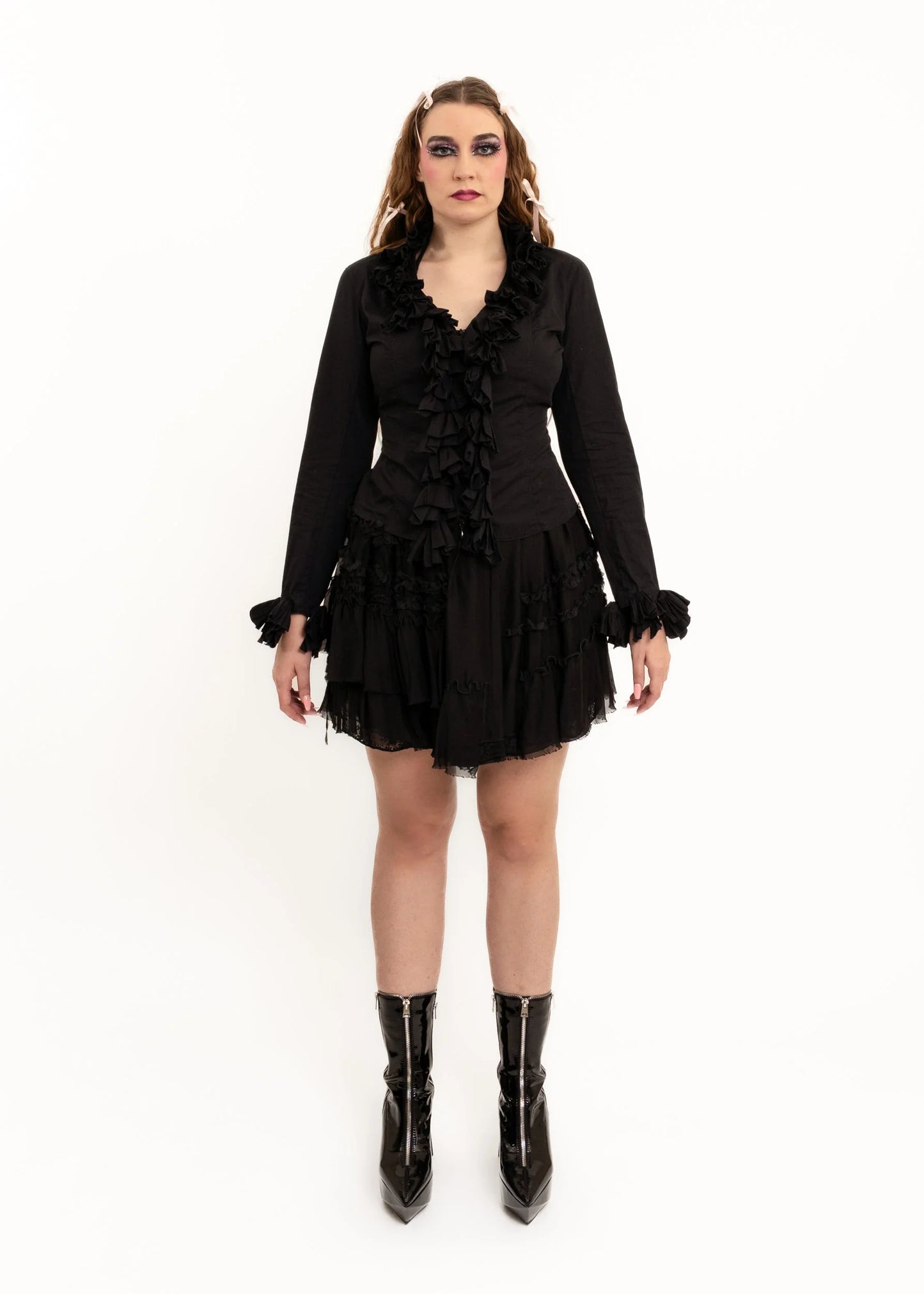 Anne Fontaine Rosette trimmed shirt