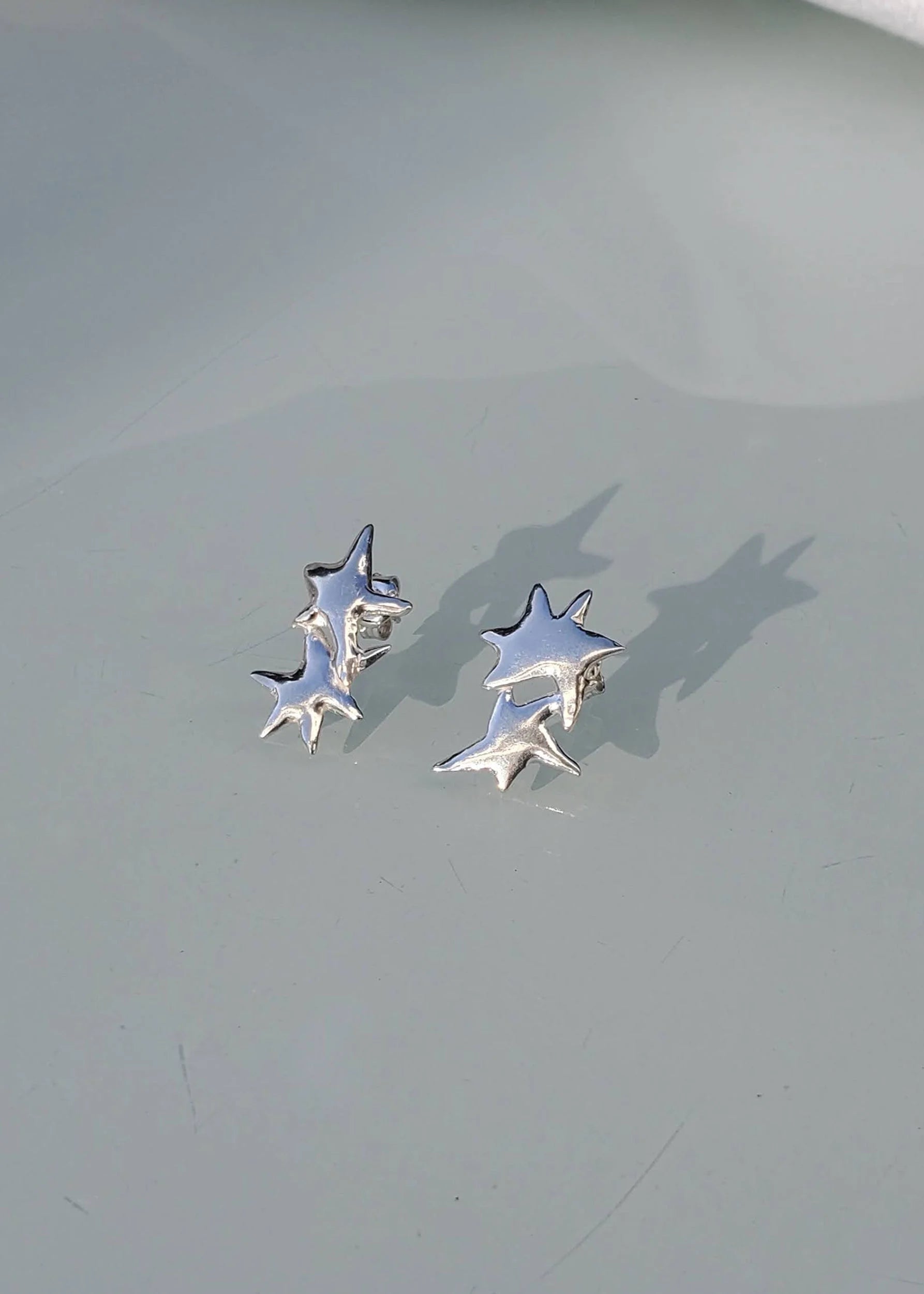 Mothmade Jewels Shooting Star stud earrings