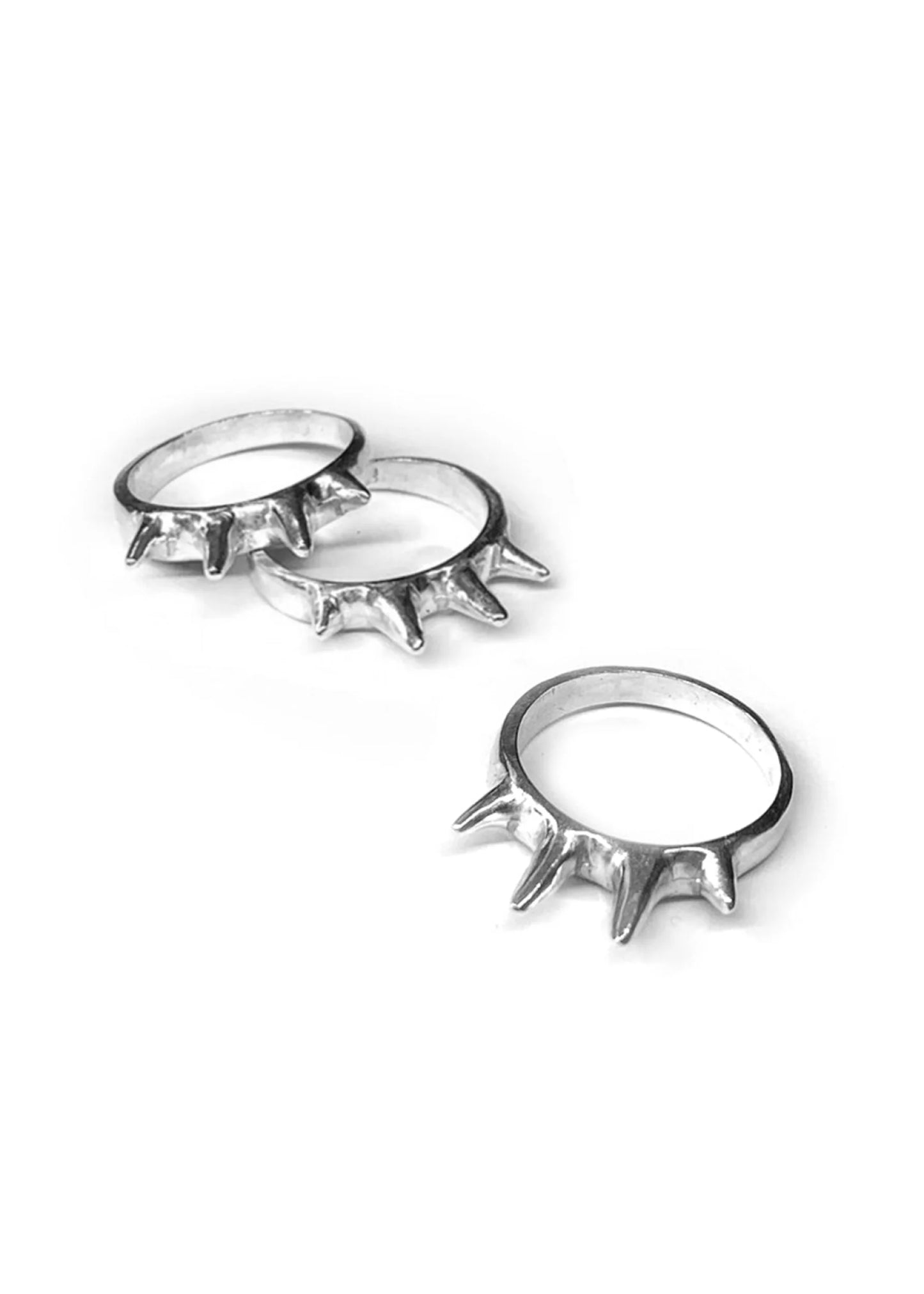 Kick in the Eye Spike Ring
