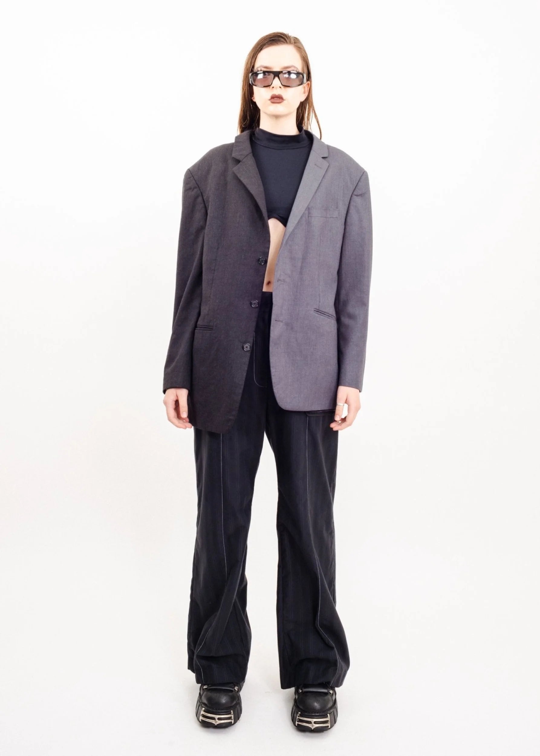 Bizarre Bazaar Split personality reworked blazer