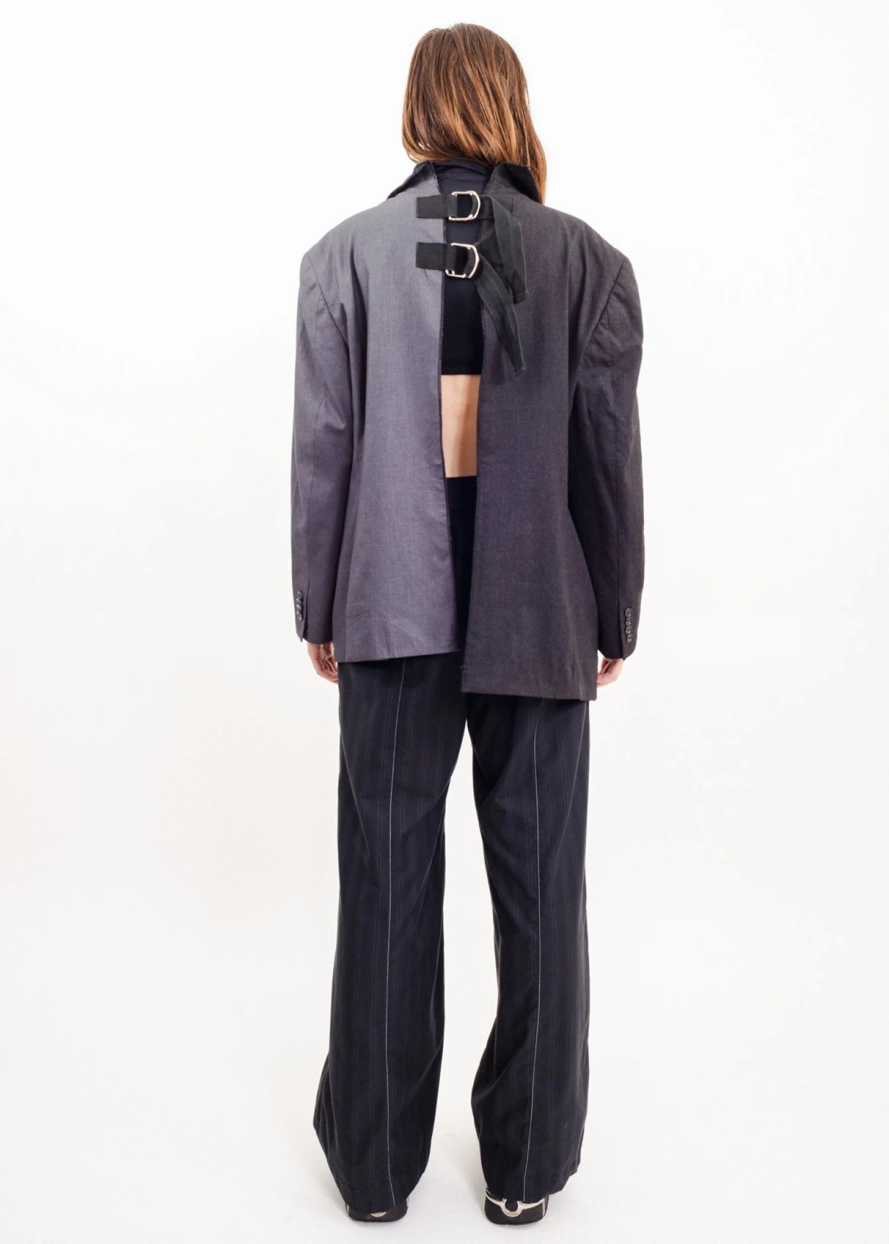 Bizarre Bazaar Split personality reworked blazer
