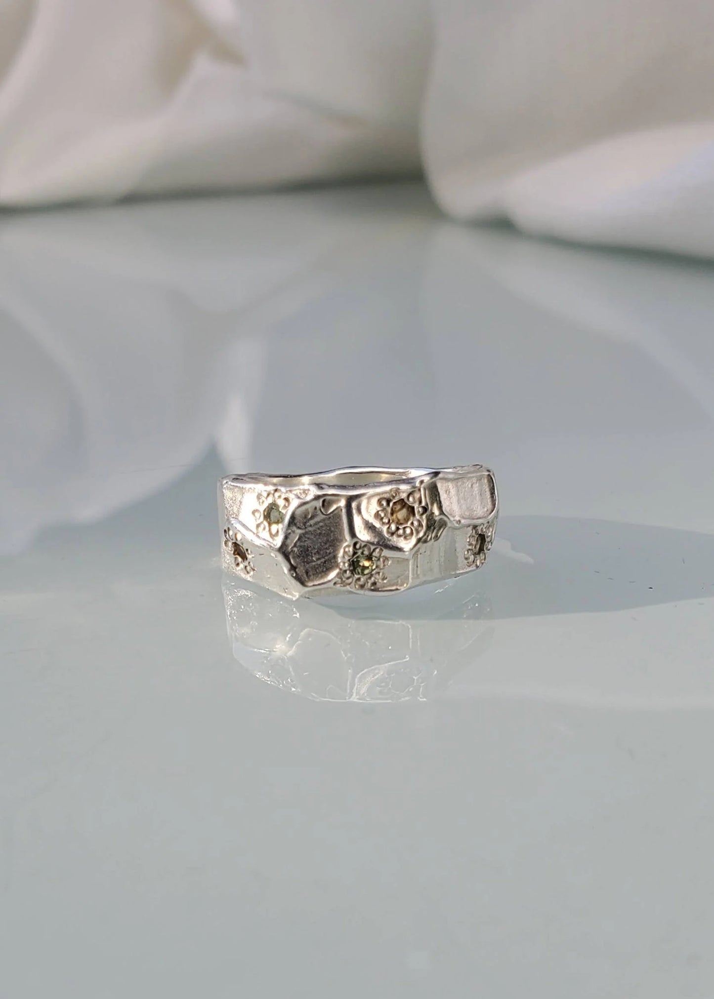 Mothmade Jewels Spring Boulder ring