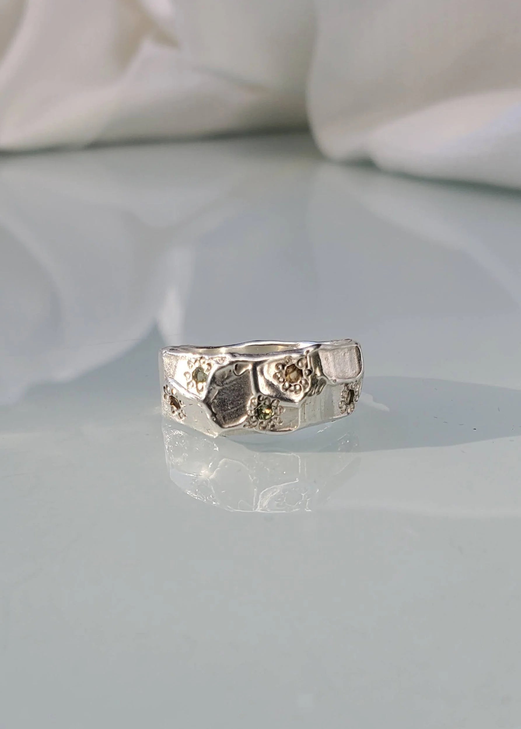 Mothmade Jewels Spring Boulder ring