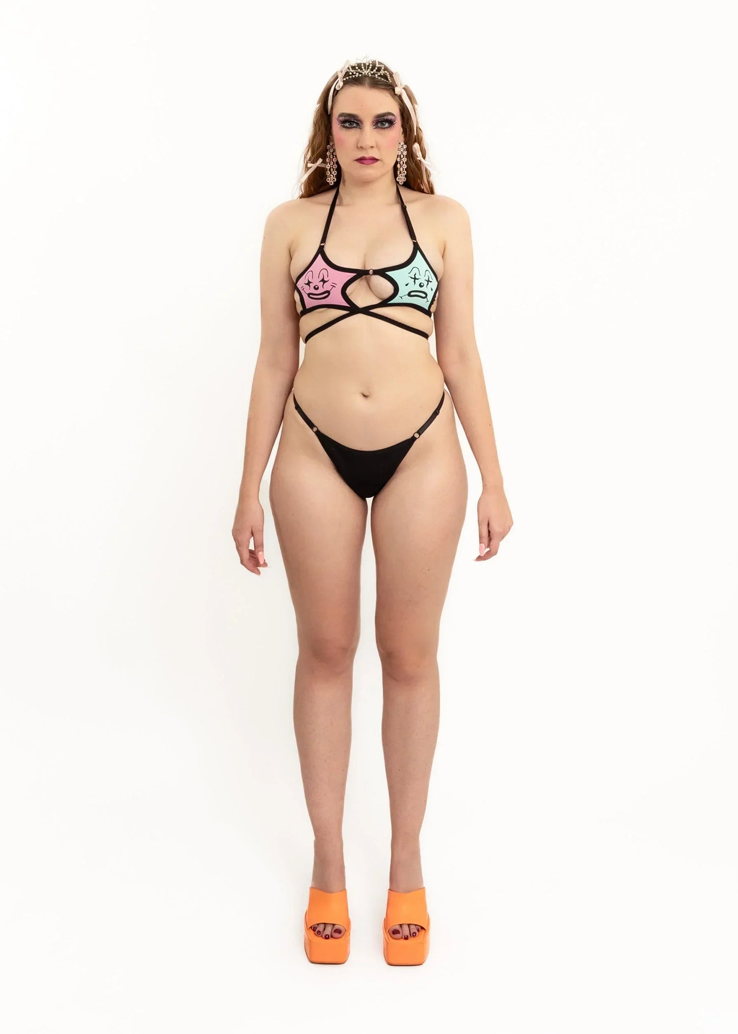 Astro Princess Swim Thong Bikini Bottoms