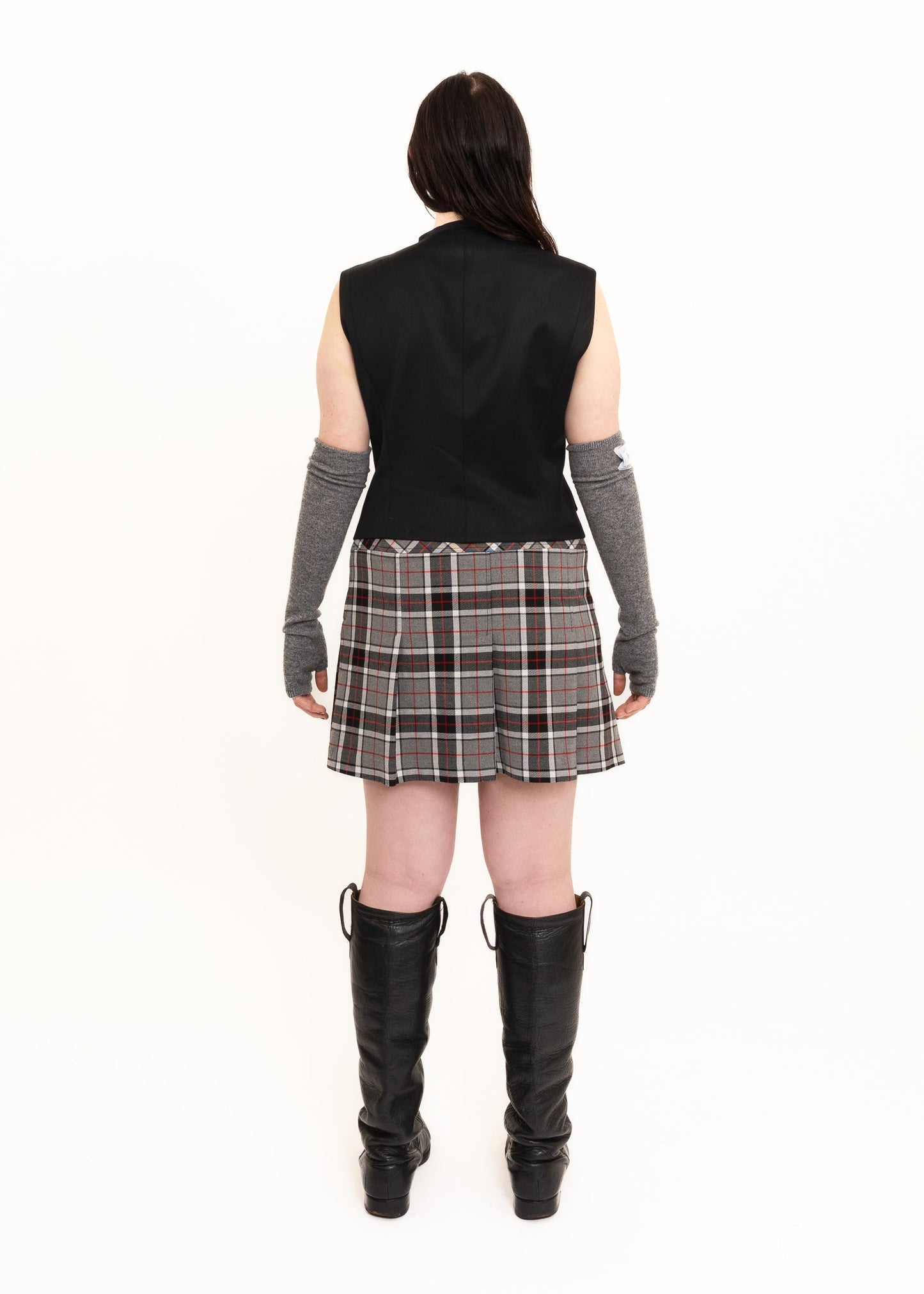 2000s vintage Tartan pleated mini skirt Bizarre Bazaar