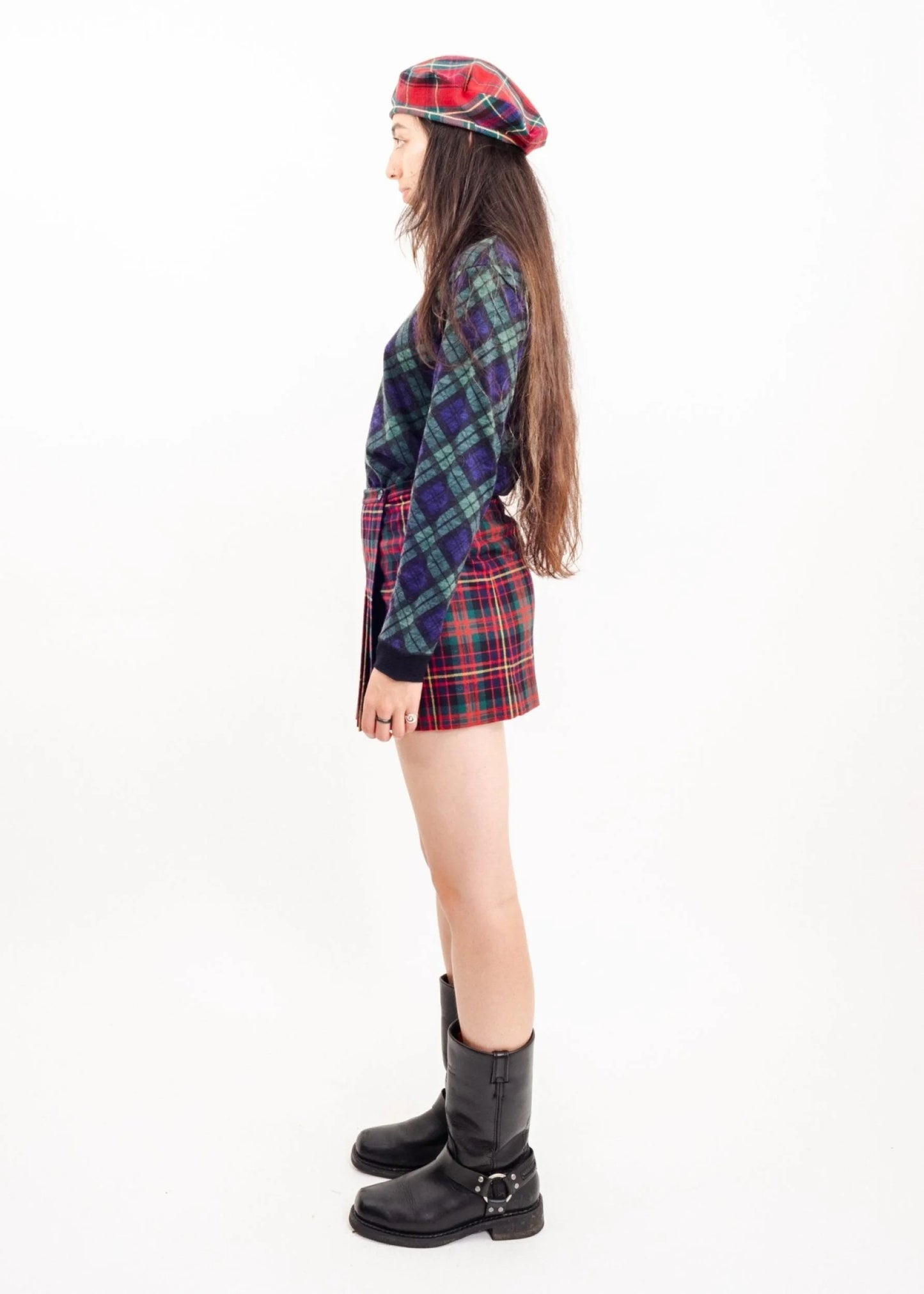 D&G Dolce & Gabbana Tartan tennis skirt