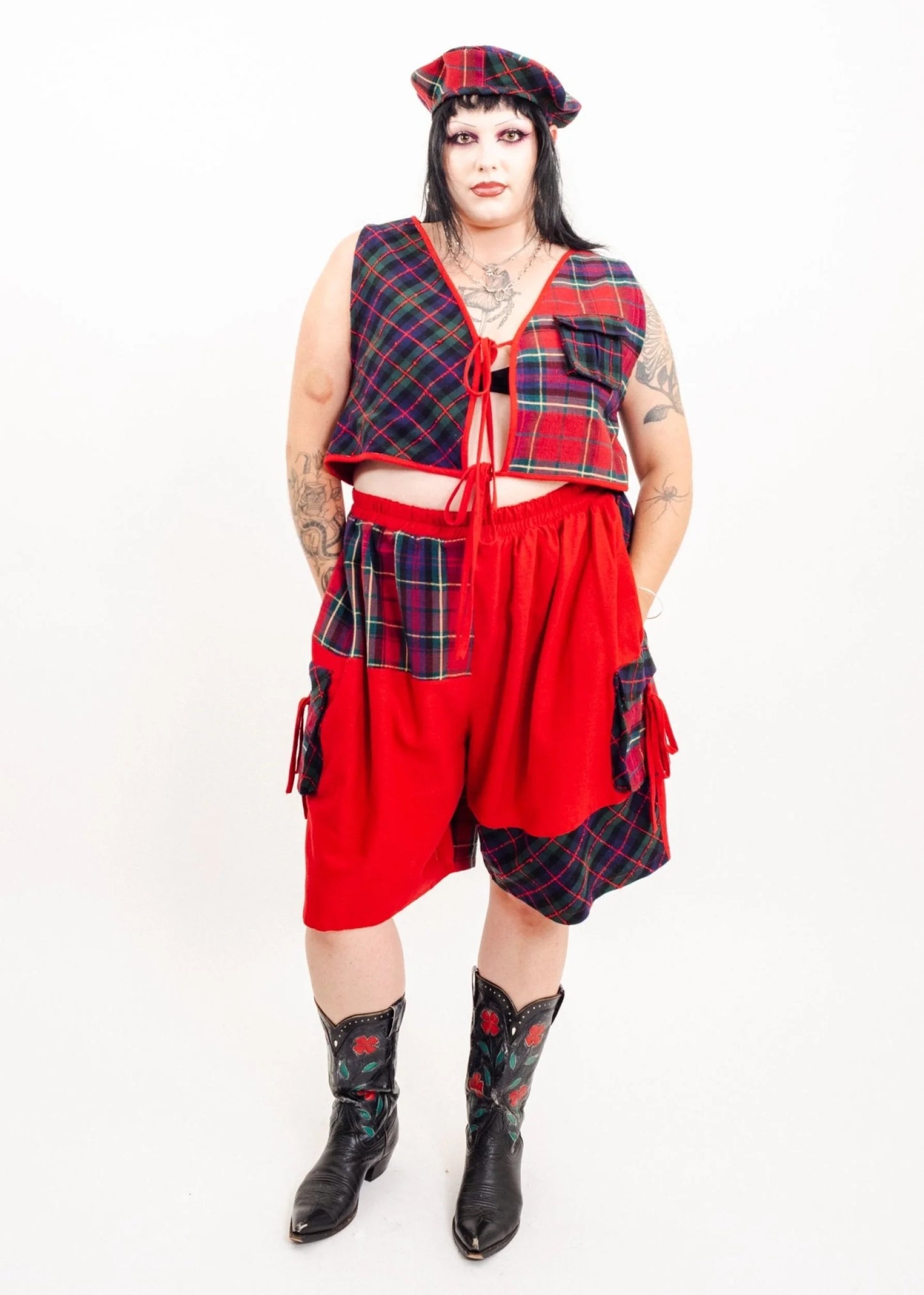 Jojo The Label Tartan two piece set