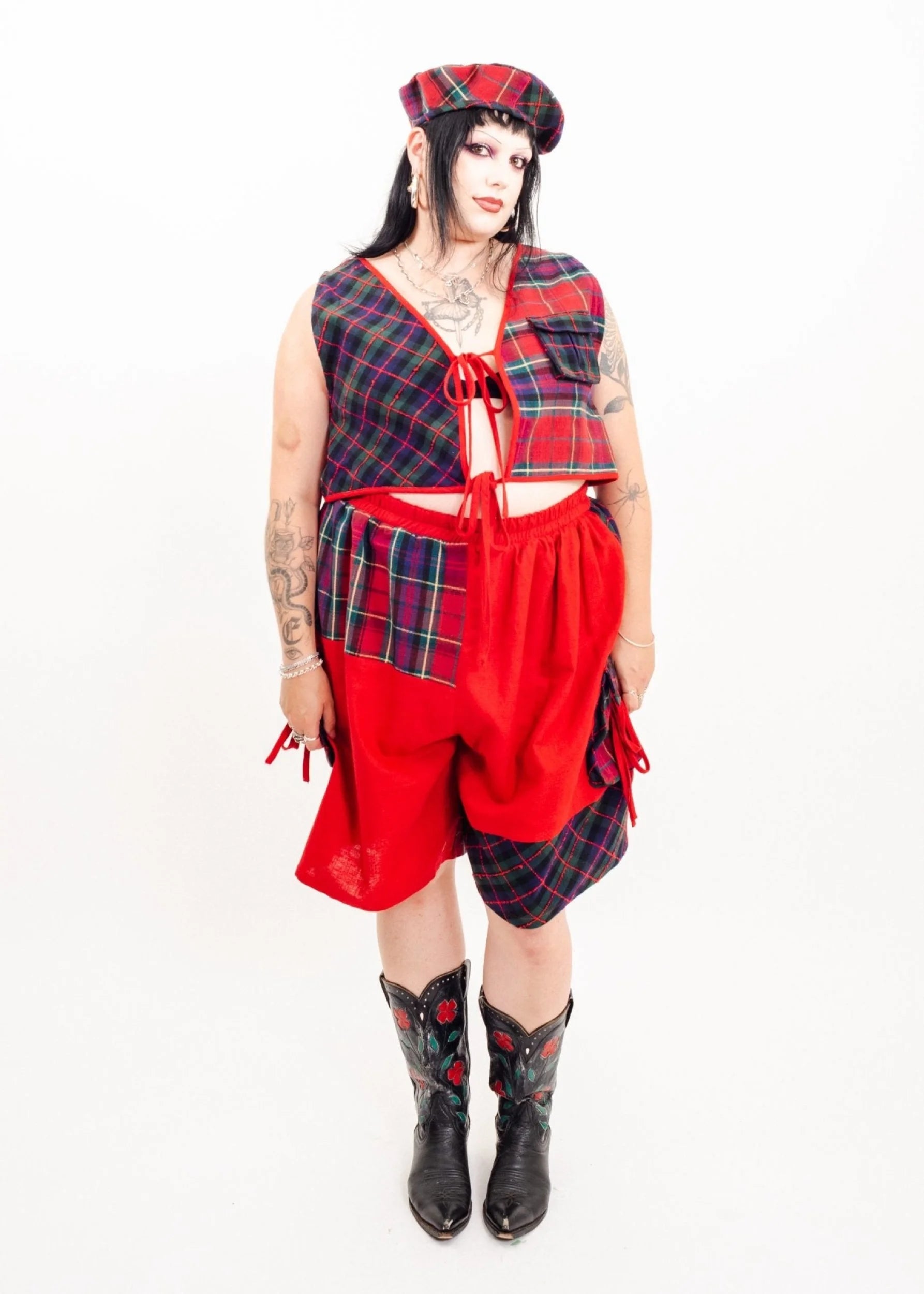 Jojo The Label Tartan two piece set