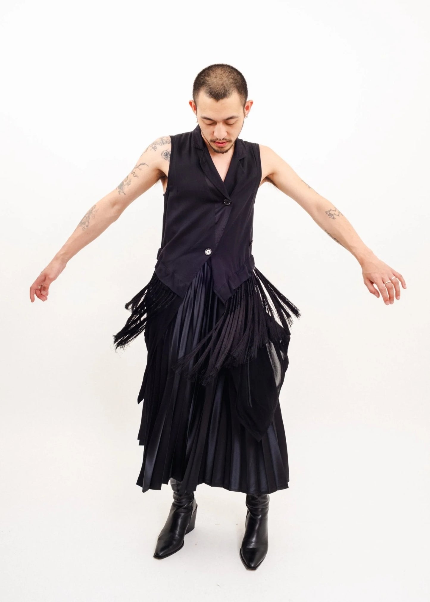 Ann Demeulemeester Tassel fringed vest