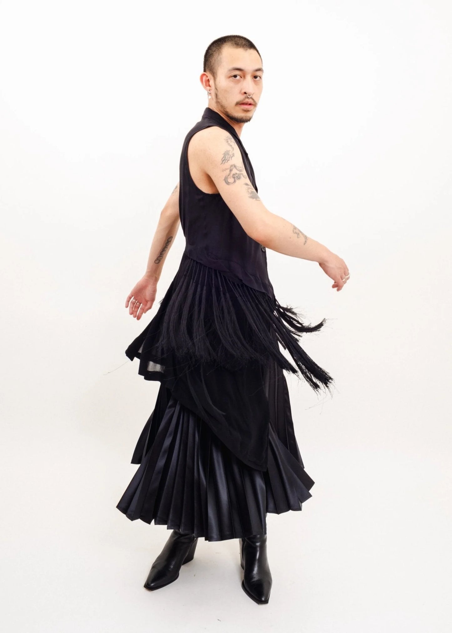 Ann Demeulemeester Tassel fringed vest