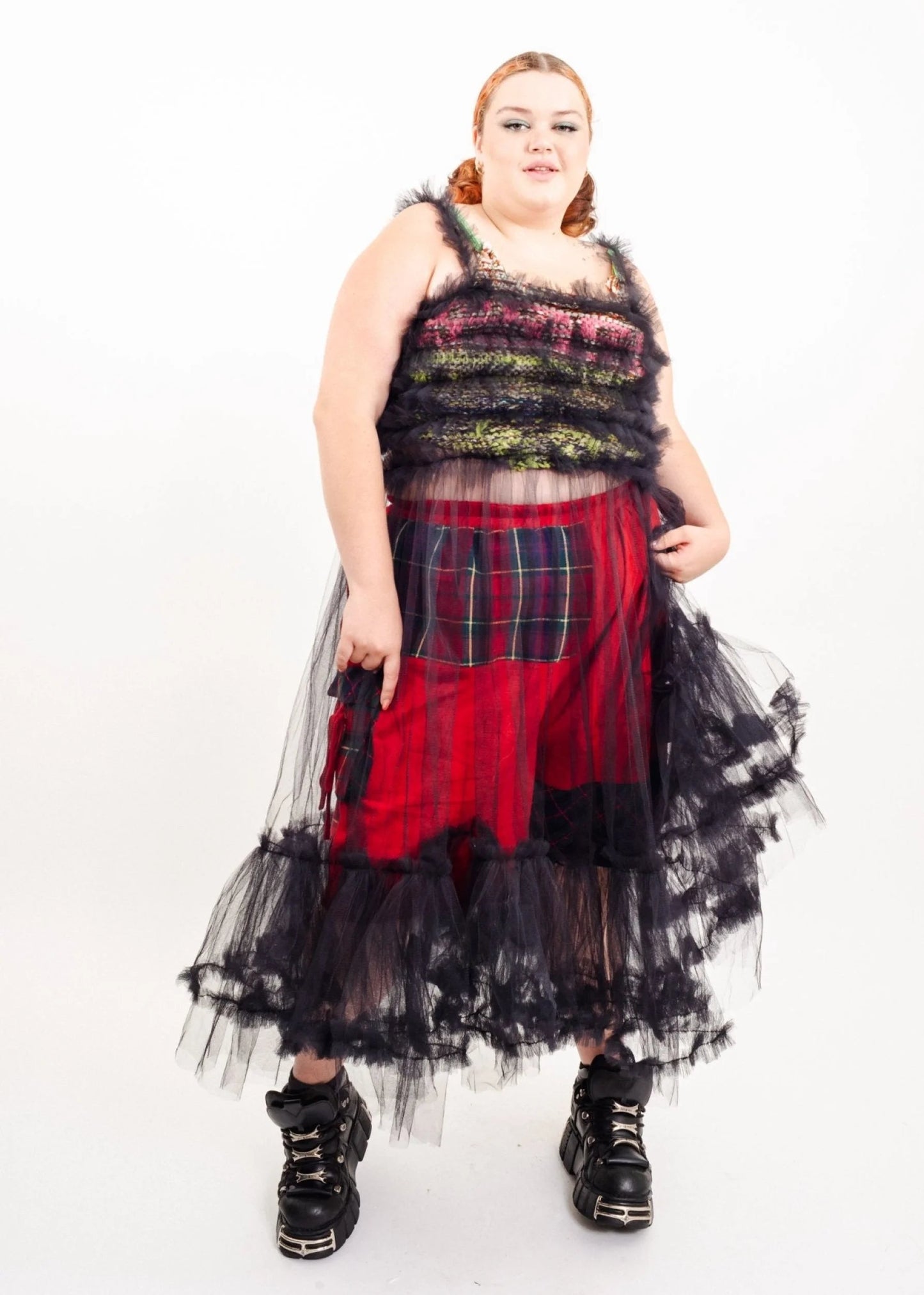 Bizarre Bazaar Tulle ruffle dress