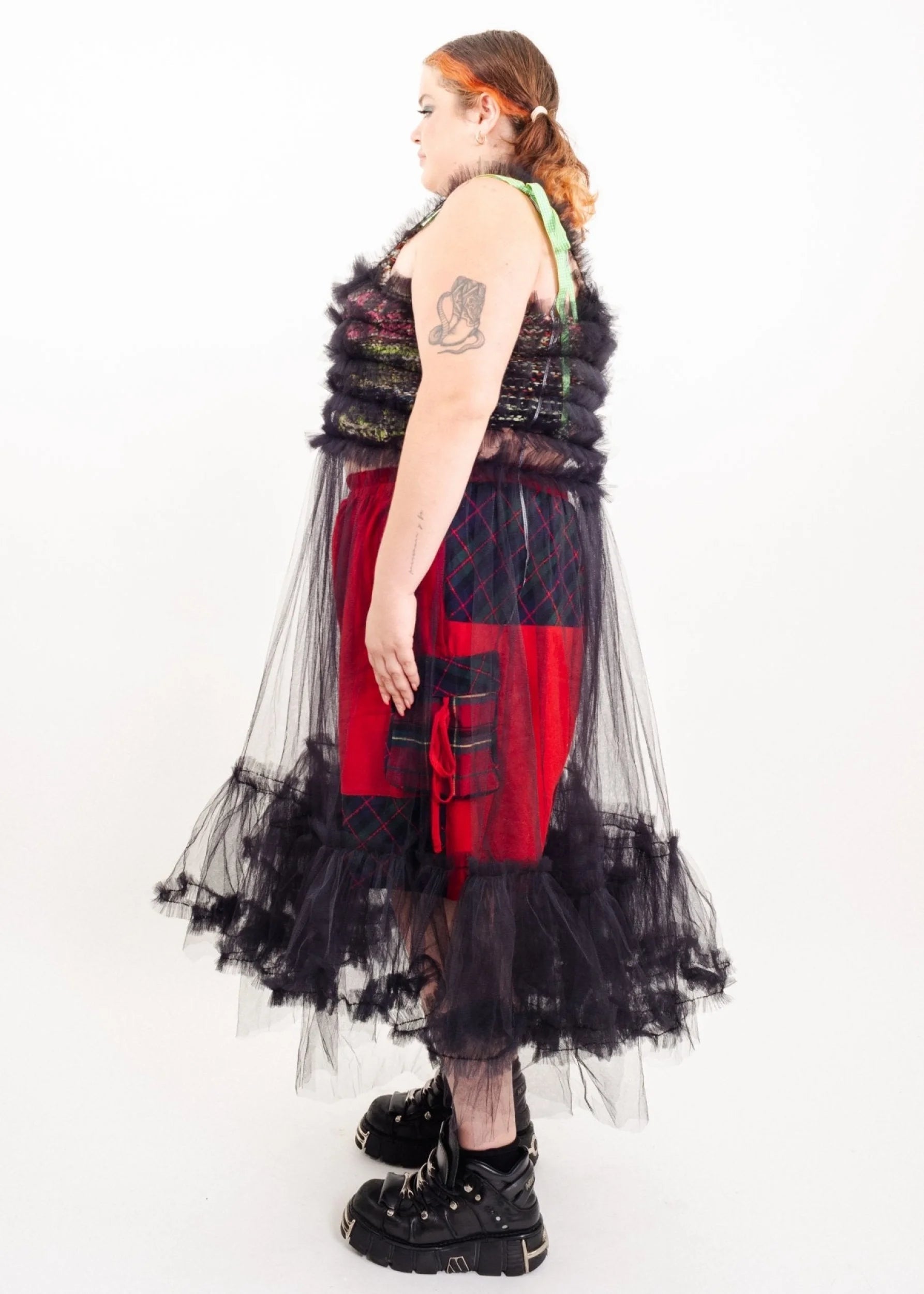 Bizarre Bazaar Tulle ruffle dress