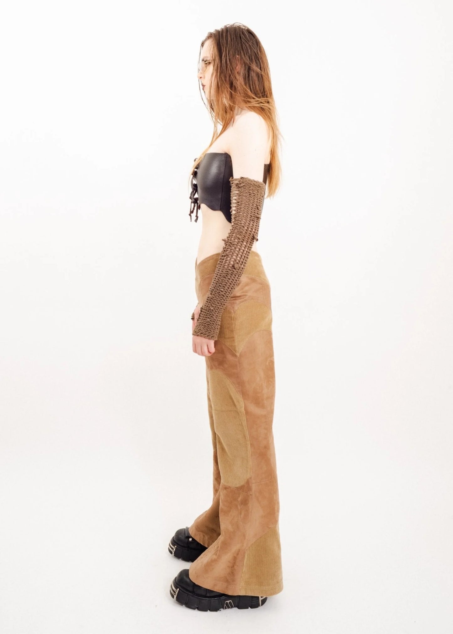 Banshee Ultra Flared Pants- Light Brown Cord