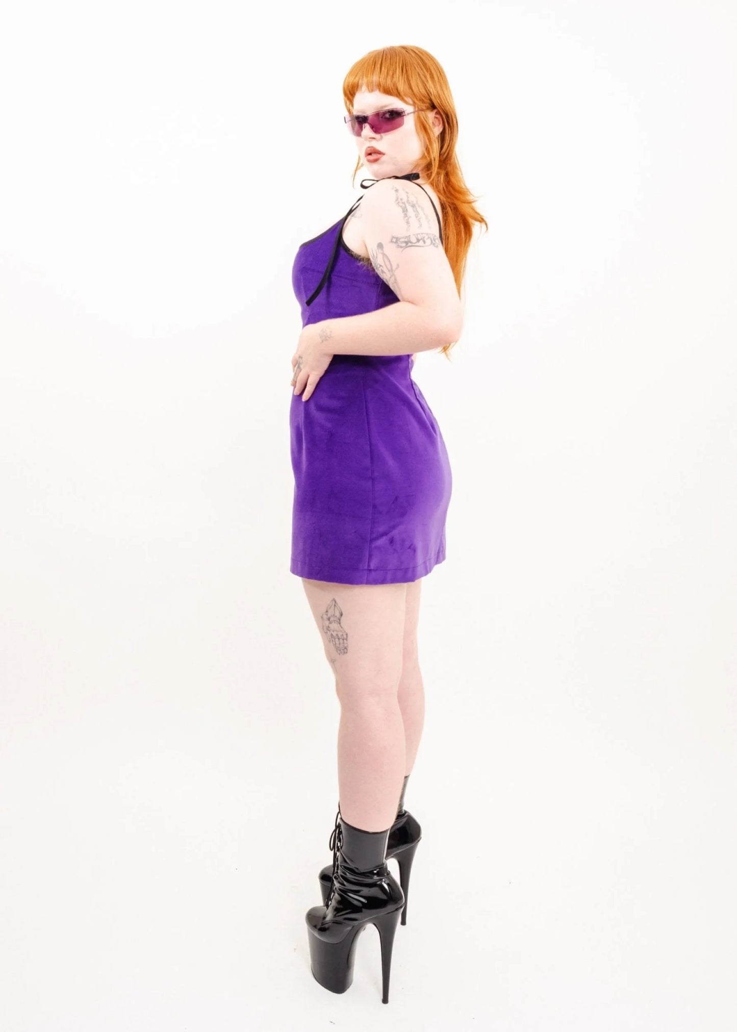 Tayla May. Velveteen Dress