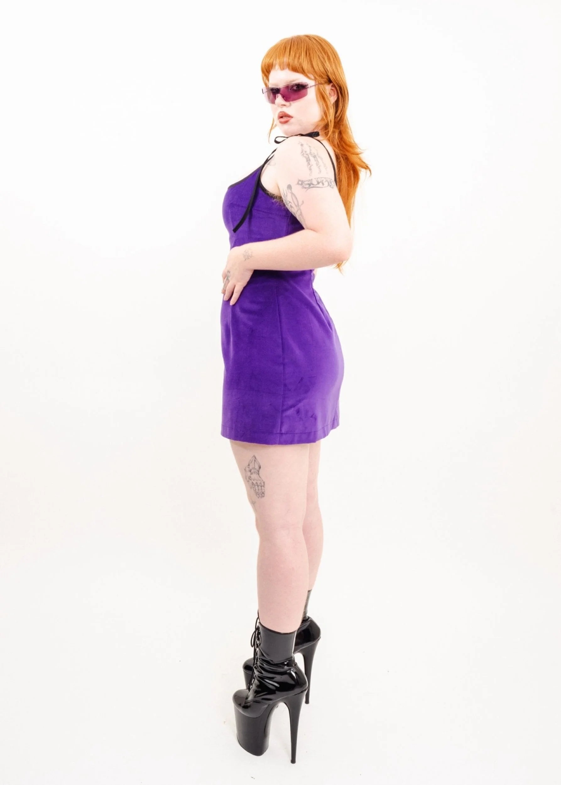 Tayla May. Velveteen Dress