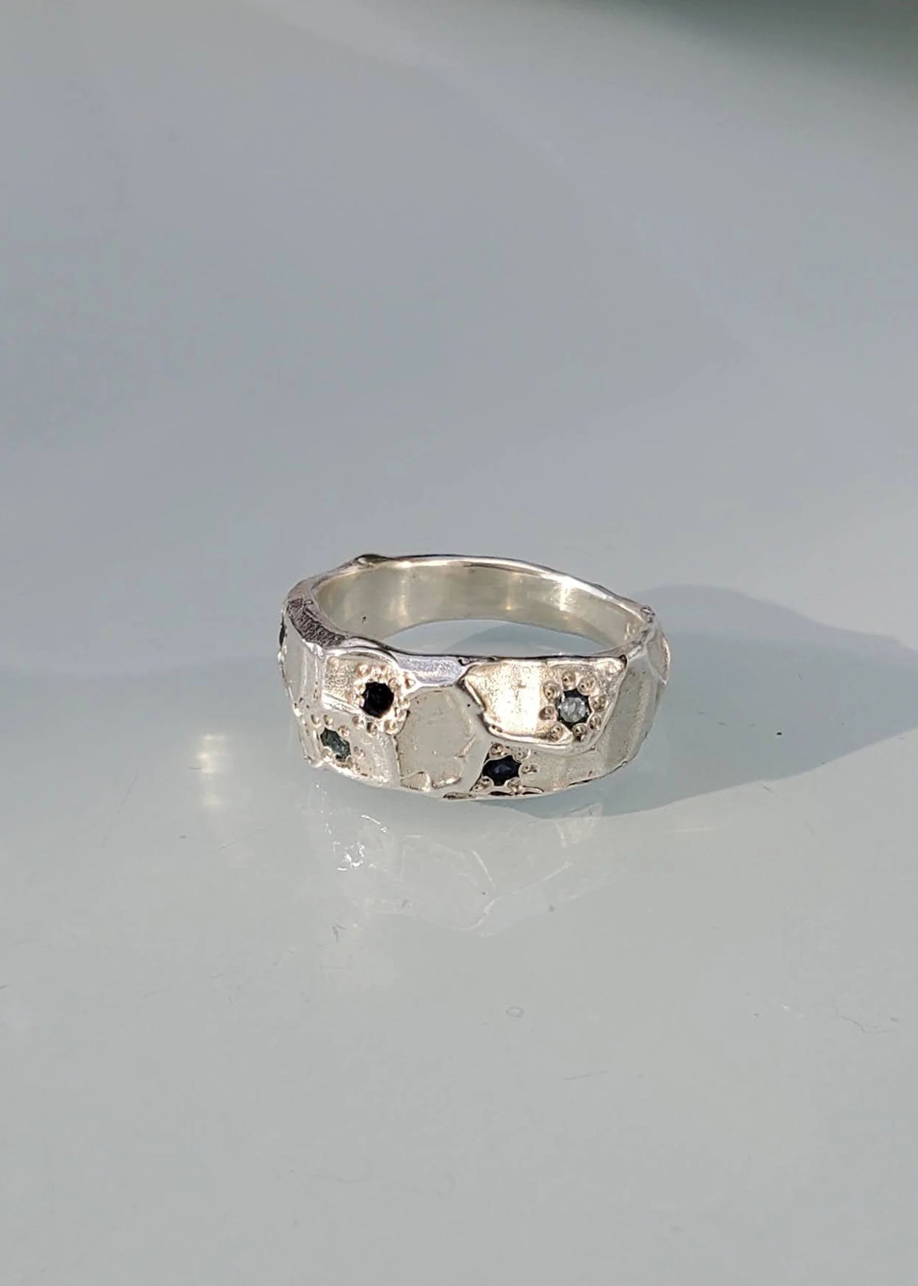 Mothmade Jewels Winter Boulder ring