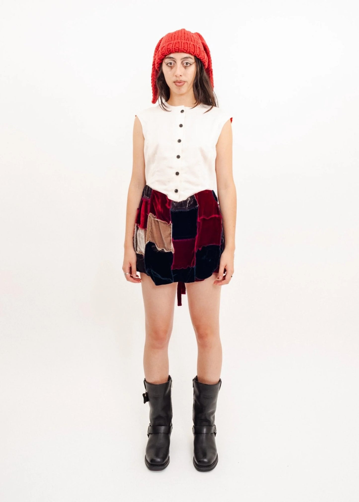 Jas Sabrine XL Kuneho beanie- red