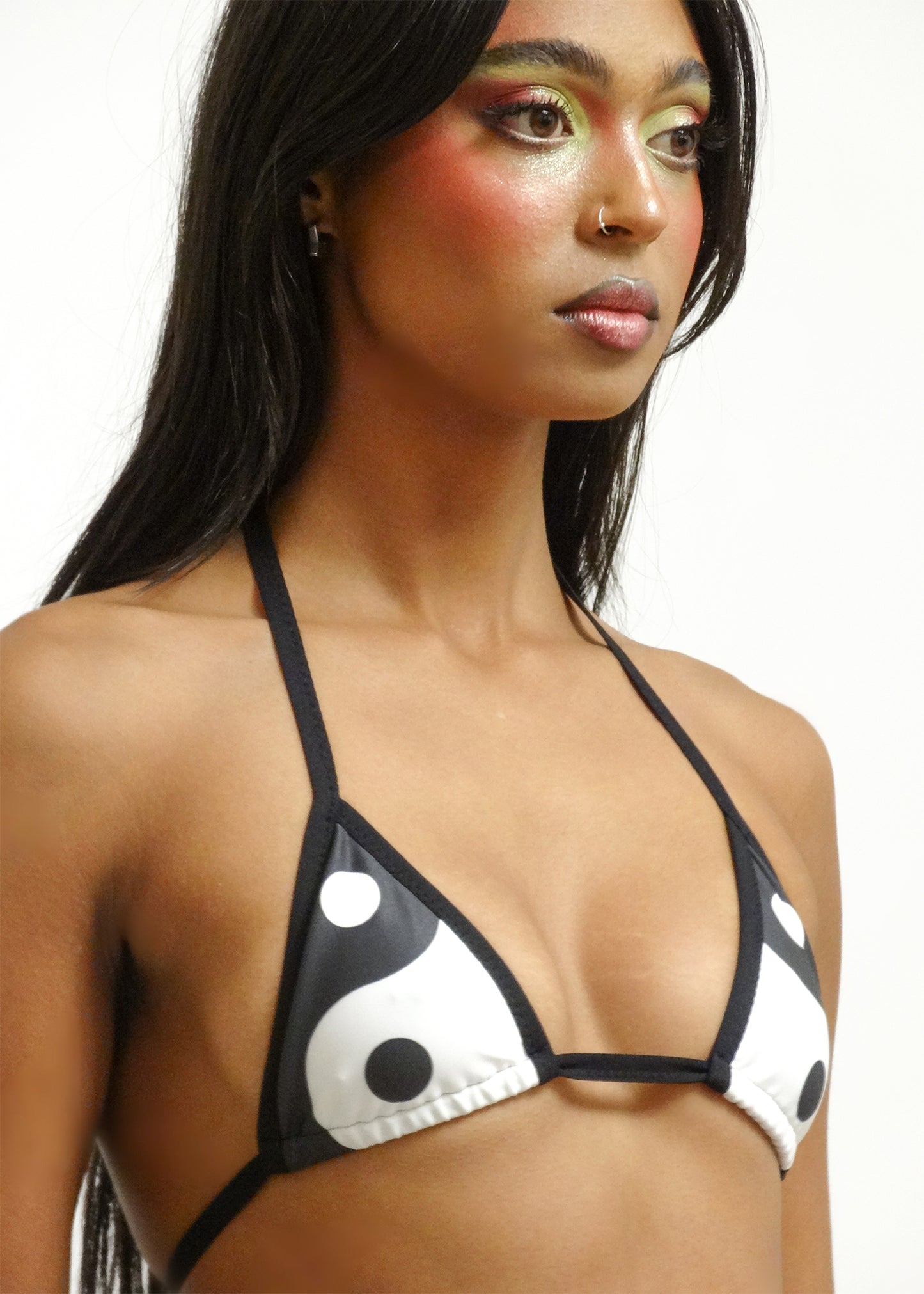 Yin & Yang Triangle Bikini Top