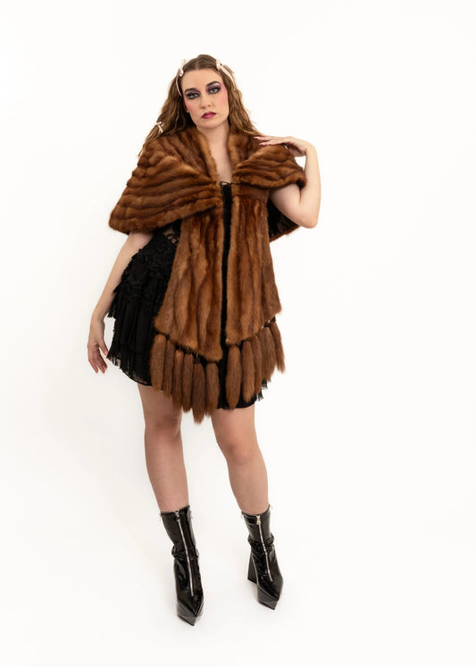 English & Foreign Fur Co. Ltd 1930s/ 40s vintage mink stole