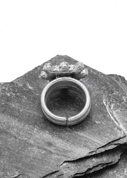 Pāua Heart ring