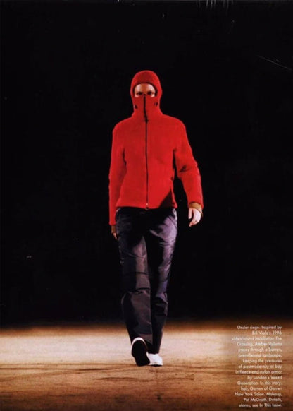 90s Ninja hooded fleece jacket