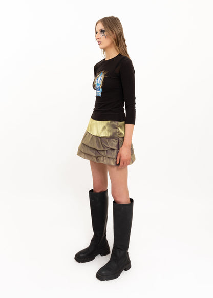Vivienne Tam 90s vintage Buddhist deity graphic top Bizarre Bazaar