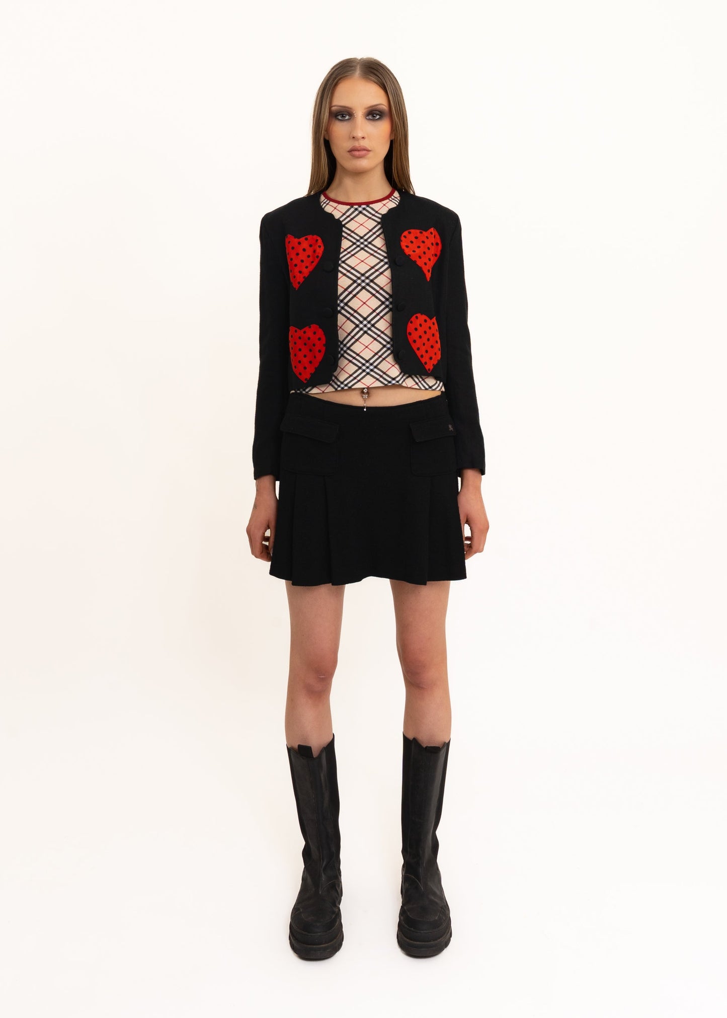 Moschino Prêt-A-Porter 90s vintage heart pocket jacket Bizarre Bazaar