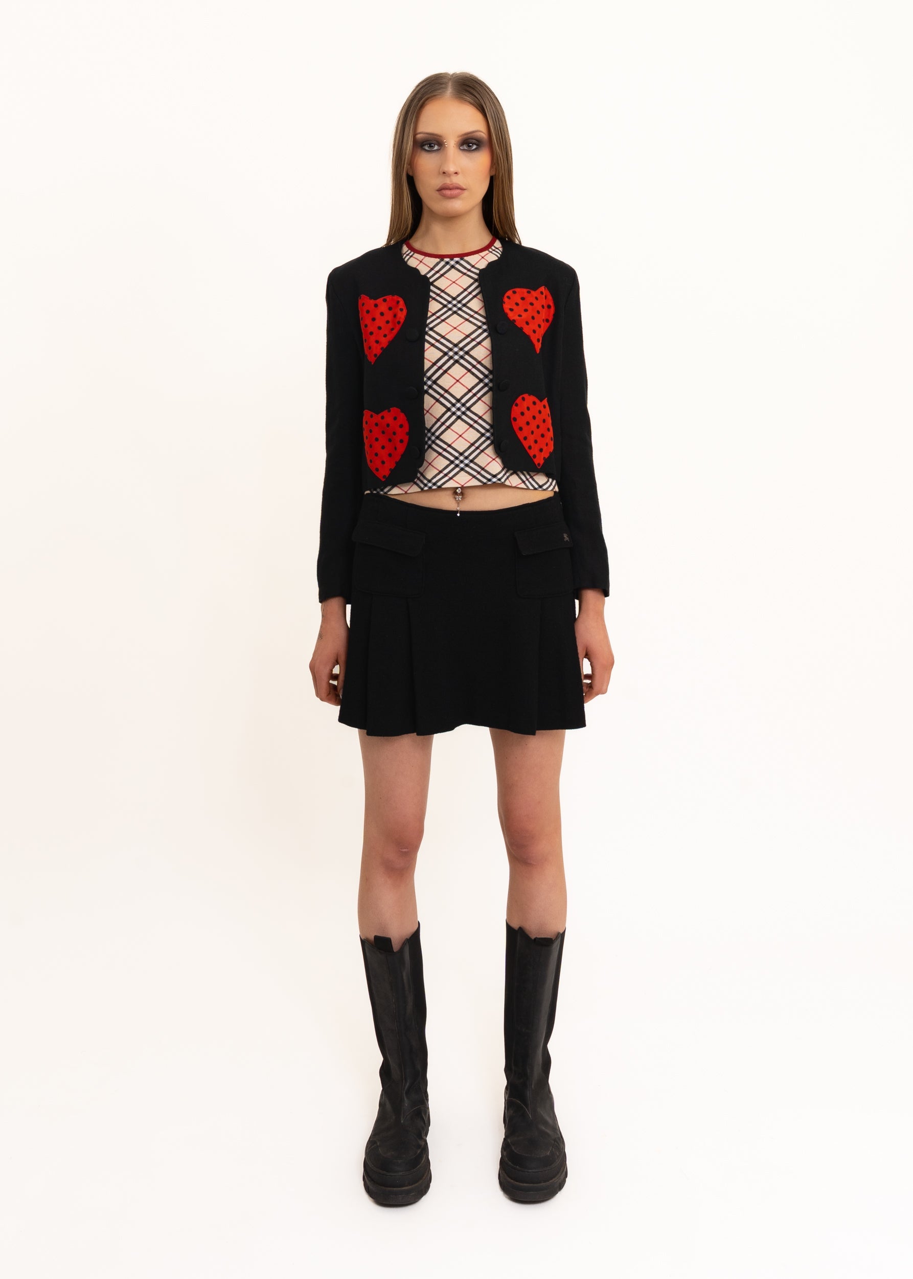 Moschino Prêt-A-Porter 90s vintage heart pocket jacket Bizarre Bazaar
