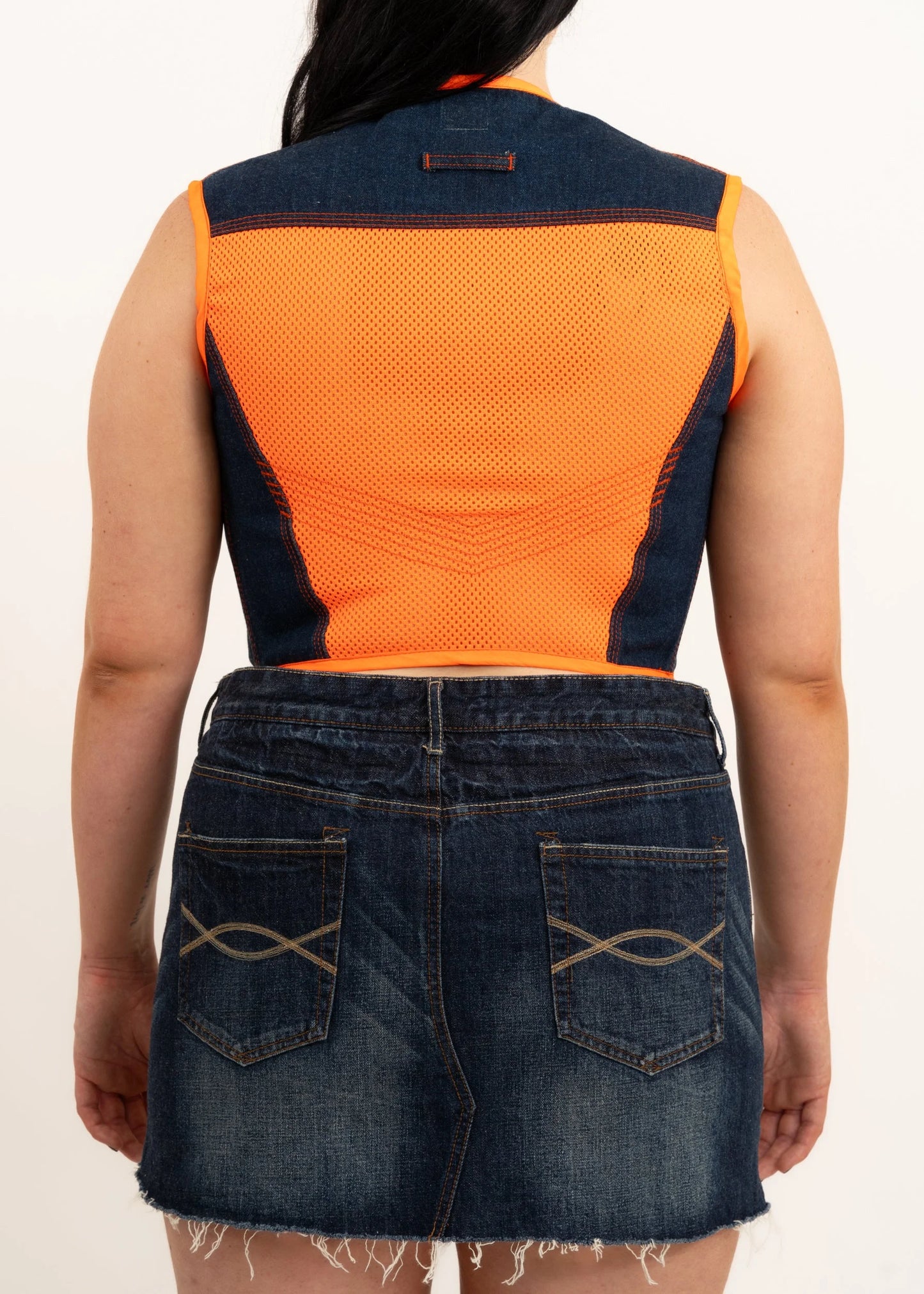 Gaultier Jean’s 90s vintage panelled denim corset