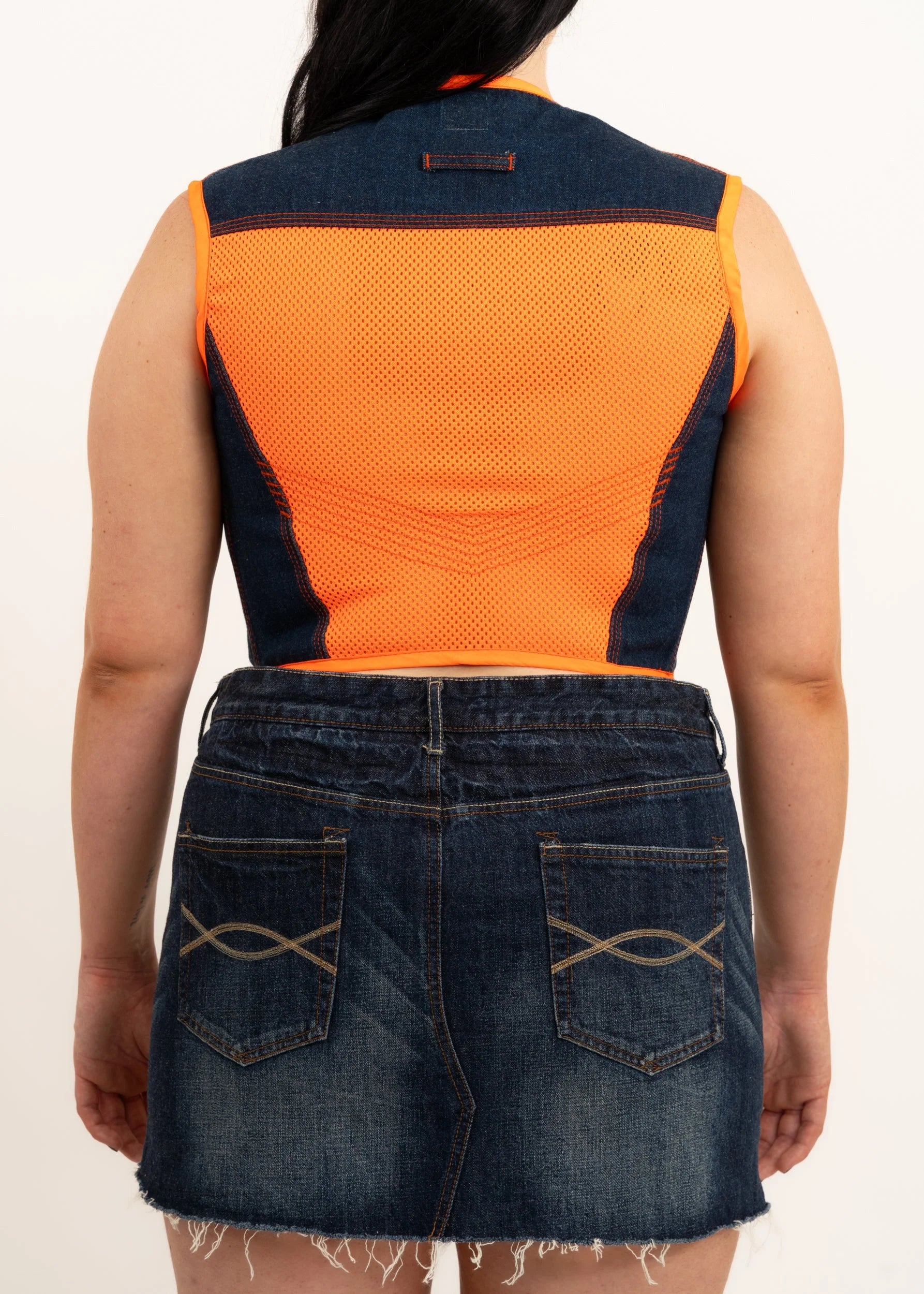 Gaultier Jean’s 90s vintage panelled denim corset