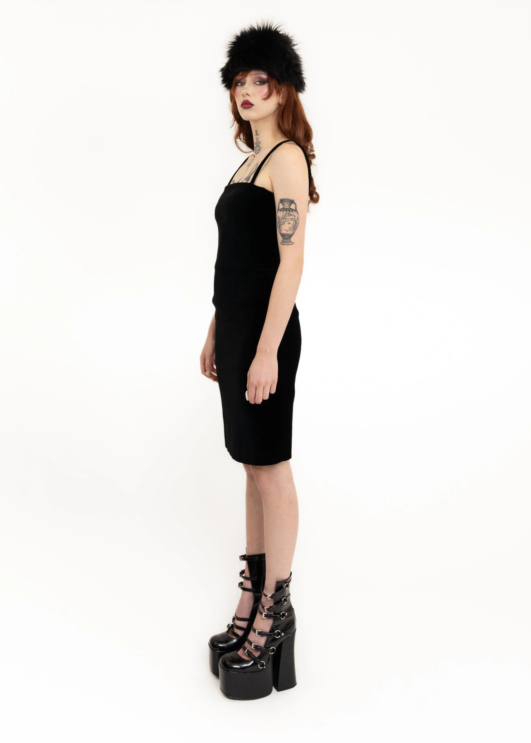 Moschino Cheap & Chic 90s vintage velvet mini dress