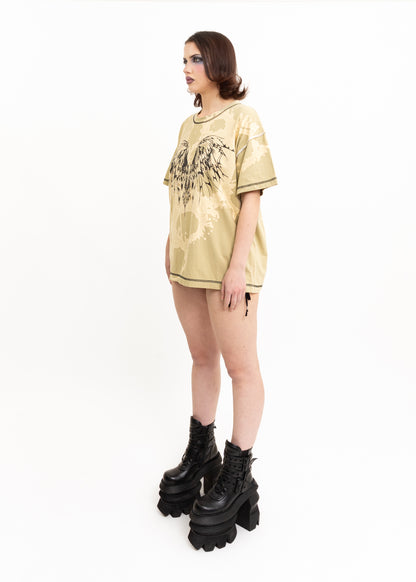 Anahera T-shirt- Matcha Bleach