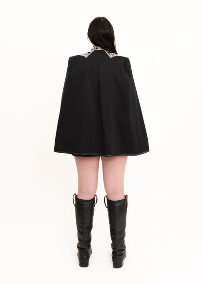 Beaded cape jacket