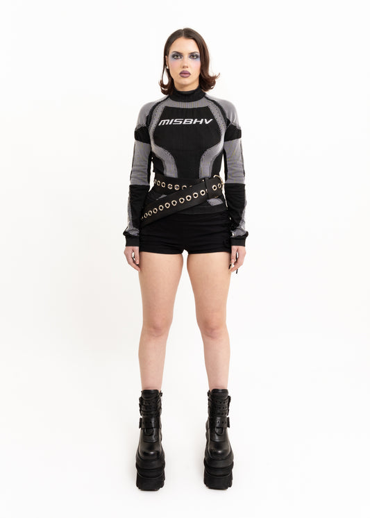 Leather Body Binder Belt