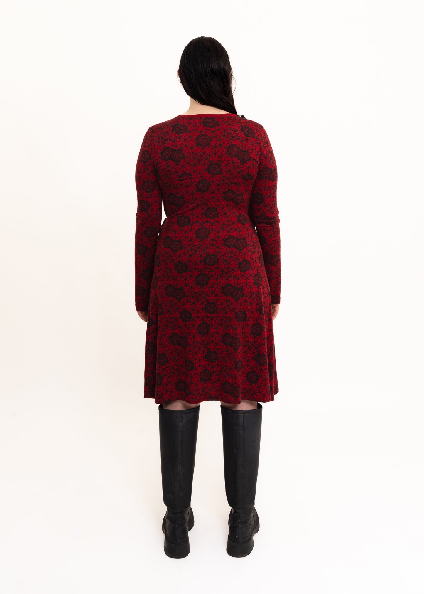 Merino wrap dress