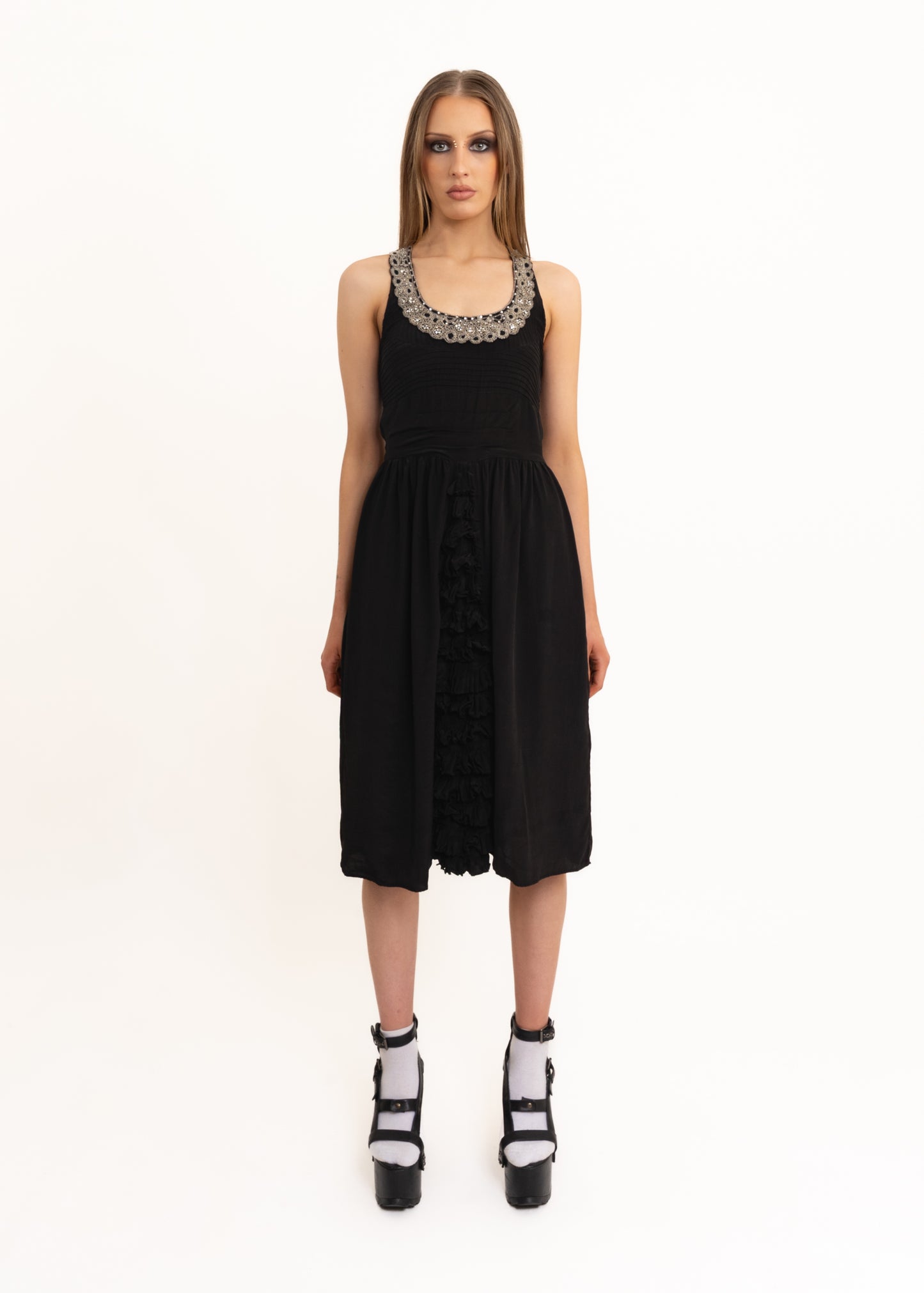 Silk beaded dress