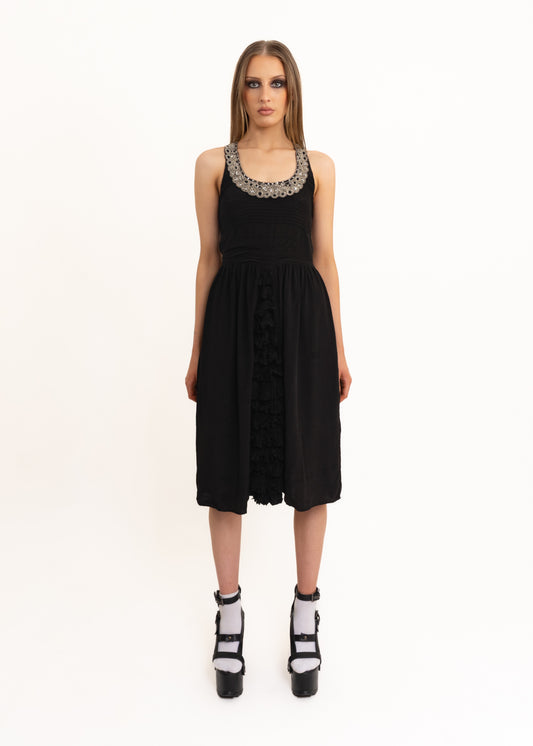 Silk beaded dress