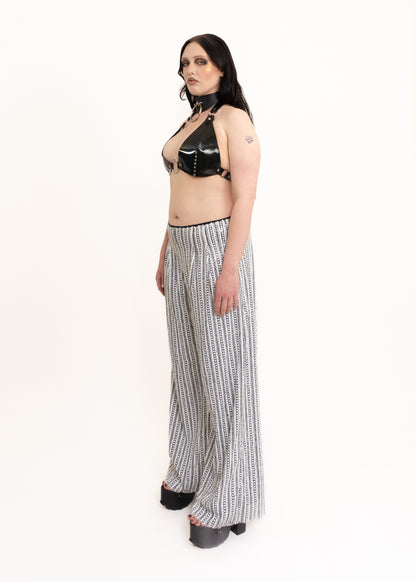 Curved leather o-ring choker (Secondhand)