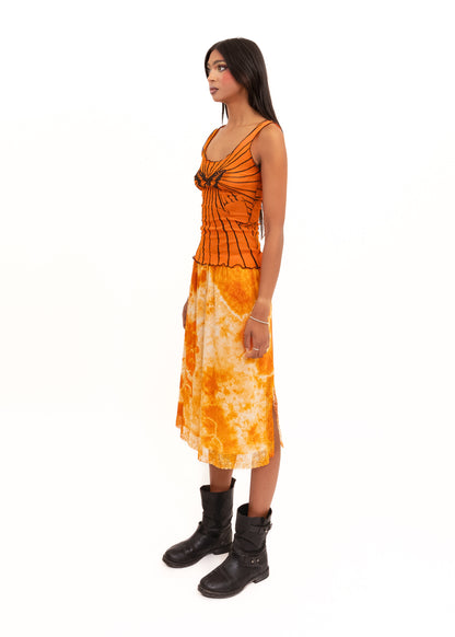 Butterfly Tank Top- Orange