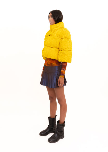 Japanese 2000s vintage dead stock fur/ wool jacket