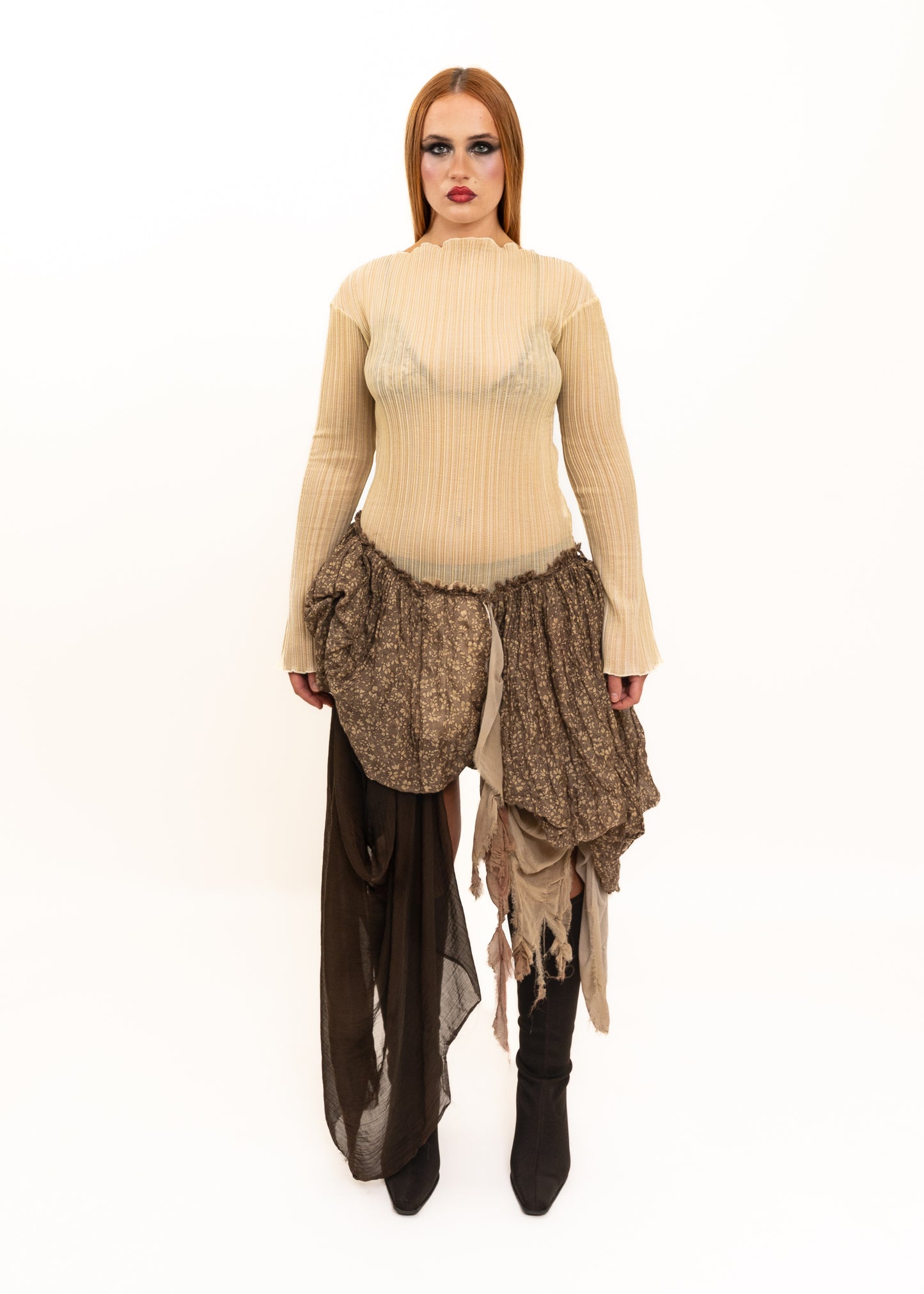 Delphine Pleated Top