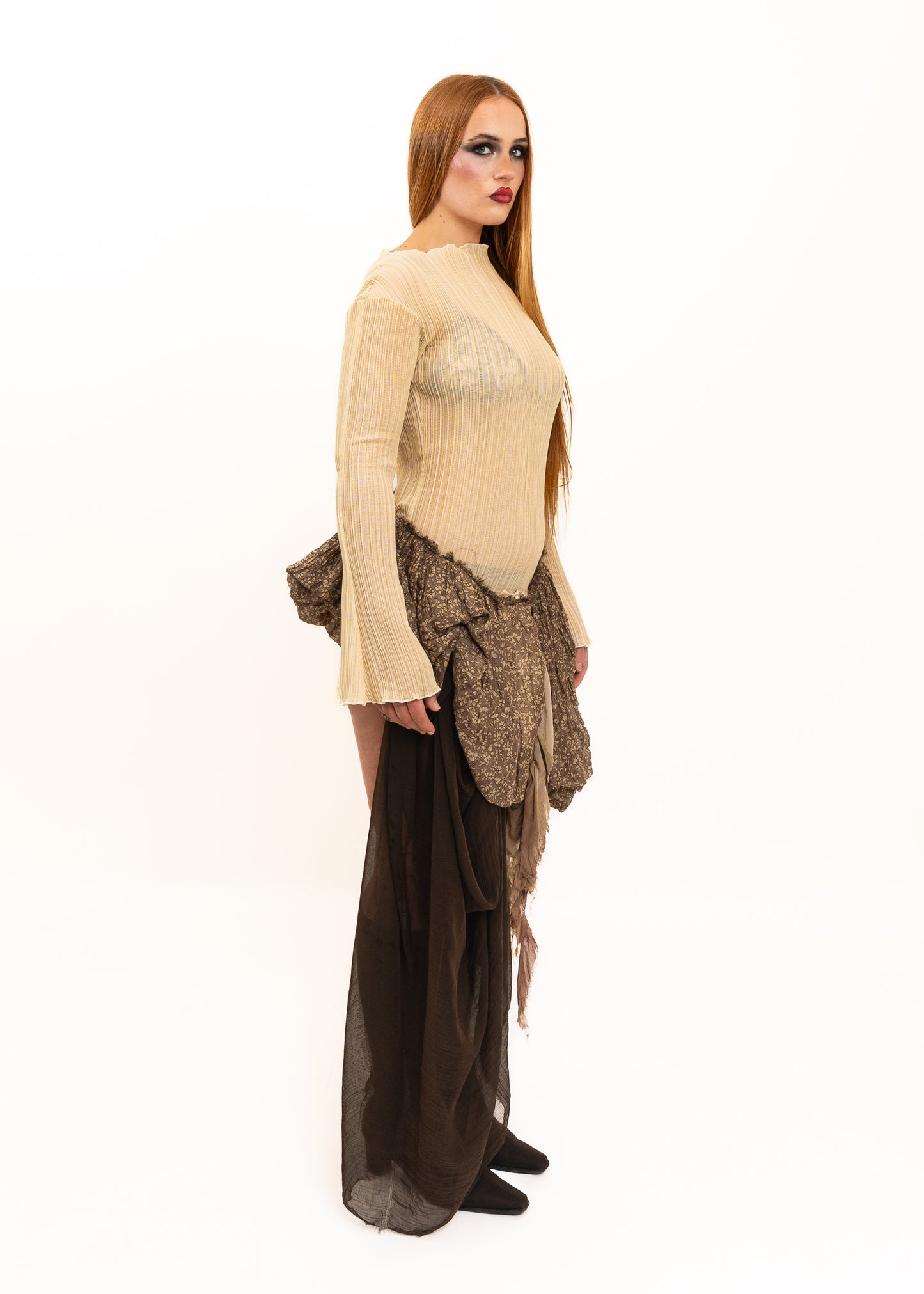 Delphine Pleated Top