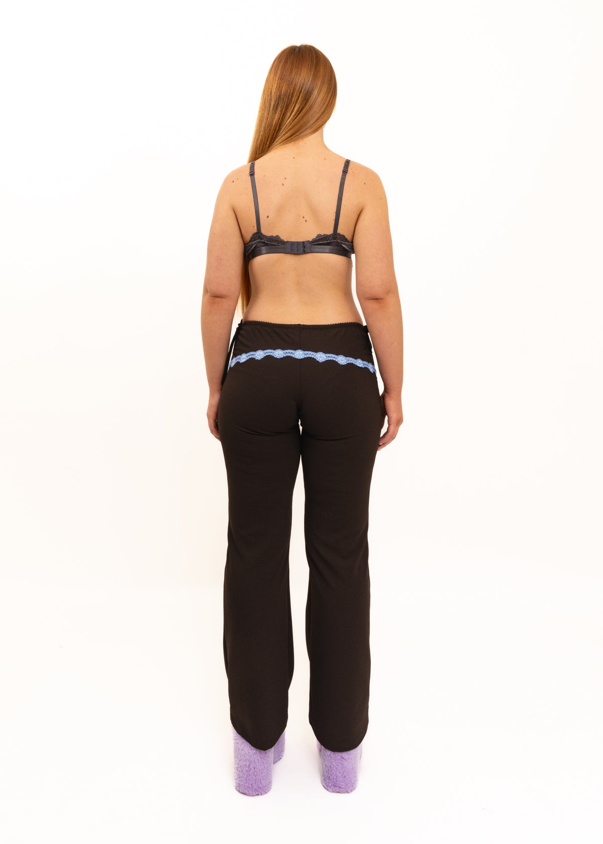 Tie Up Cut Out Pants